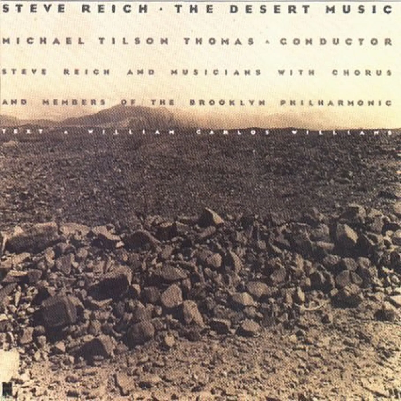 Steve Reich DESERT MUSIC CD