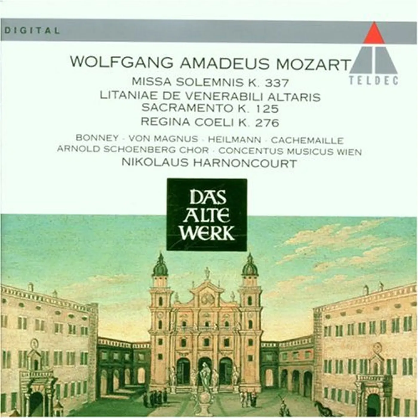 W.A. Mozart MISSA SOLEMNIS CD