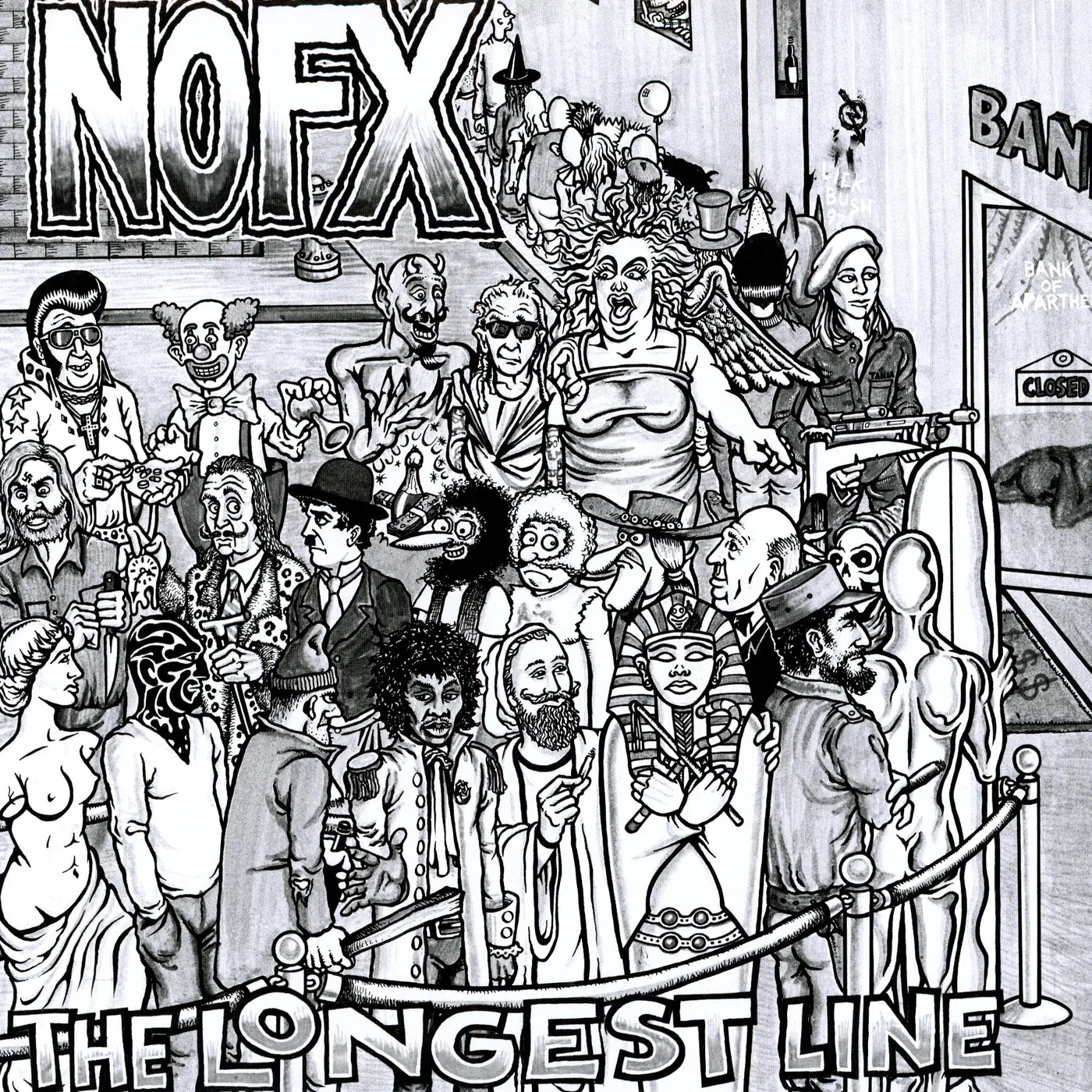 NOFX LONGEST LINE Vinyl Record