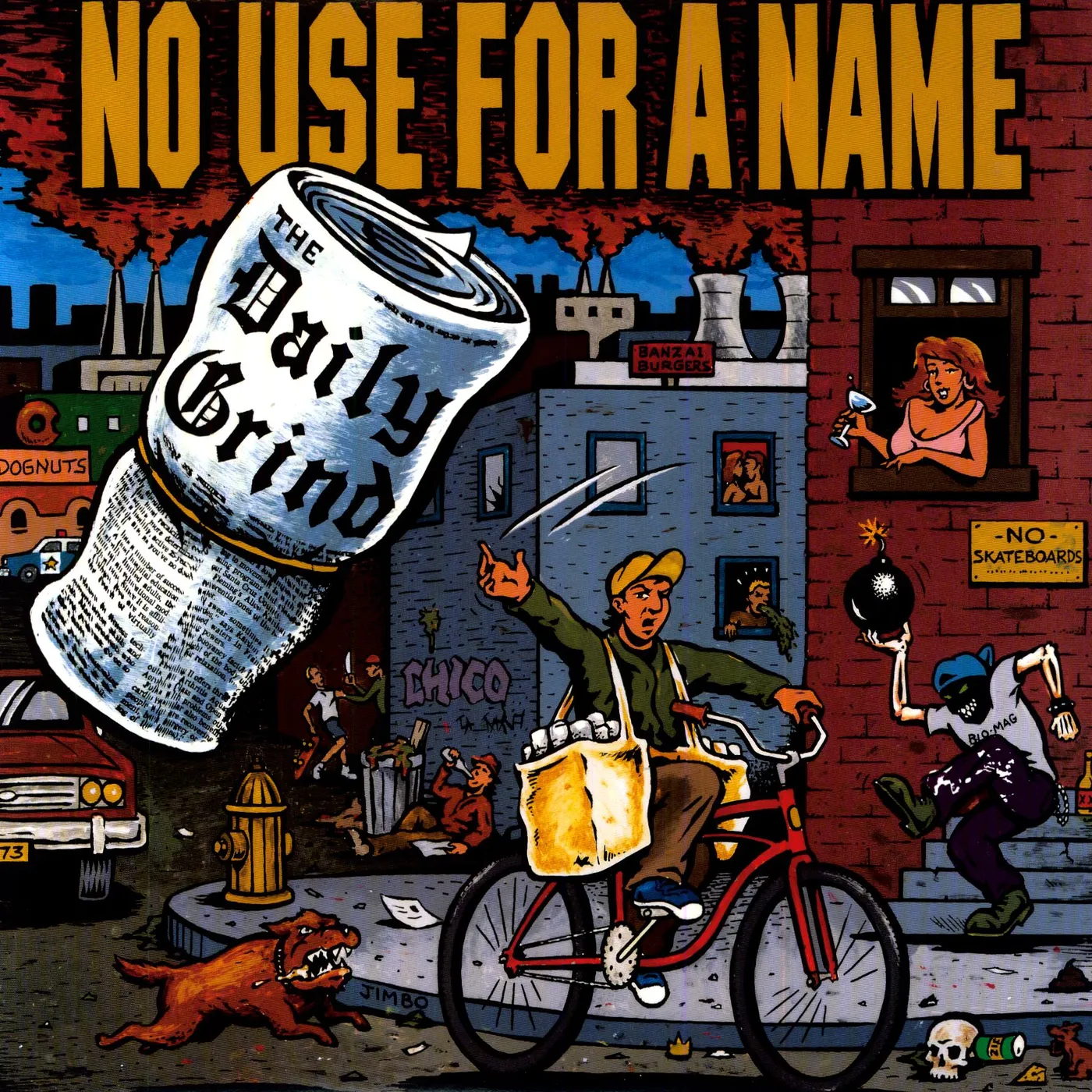 No Use For A Name DAILY GRIND Vinyl Record