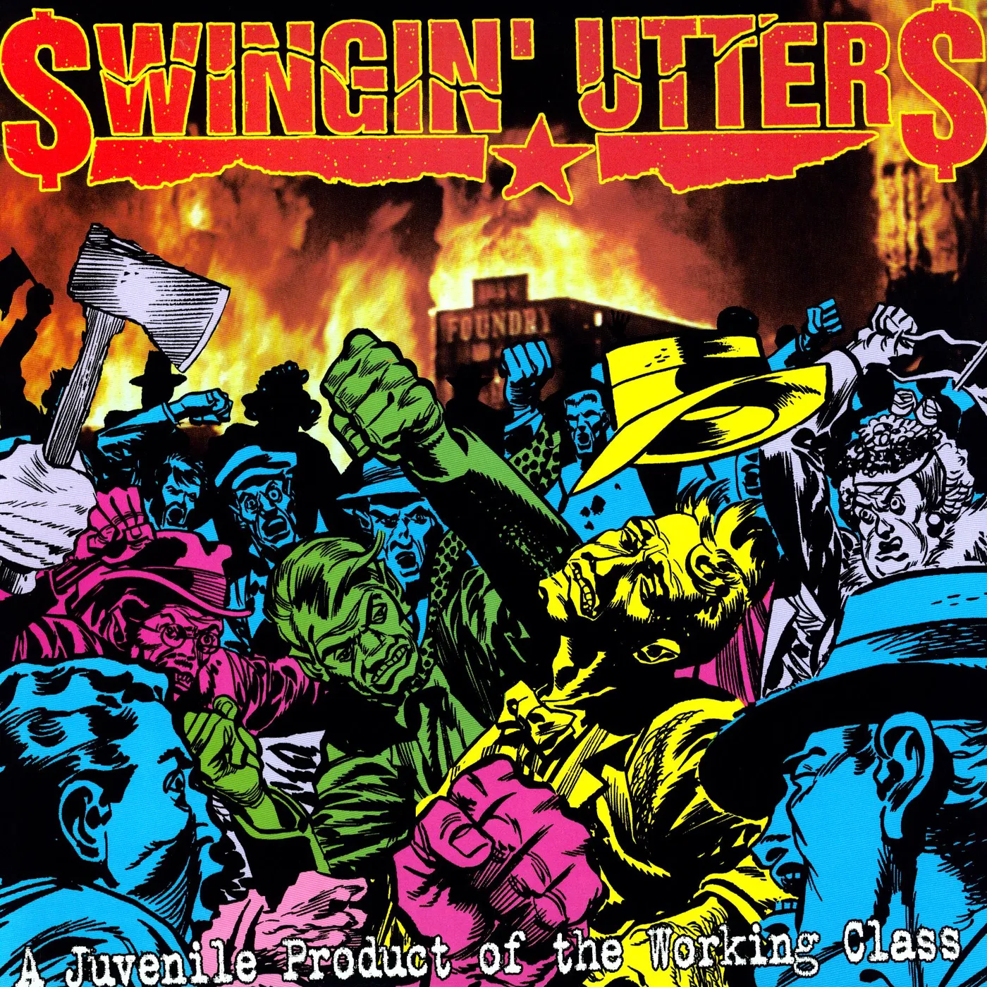 Swingin' Utters JUVENILE PRODUCT OF THE WORKING CLASS Vinyl Record