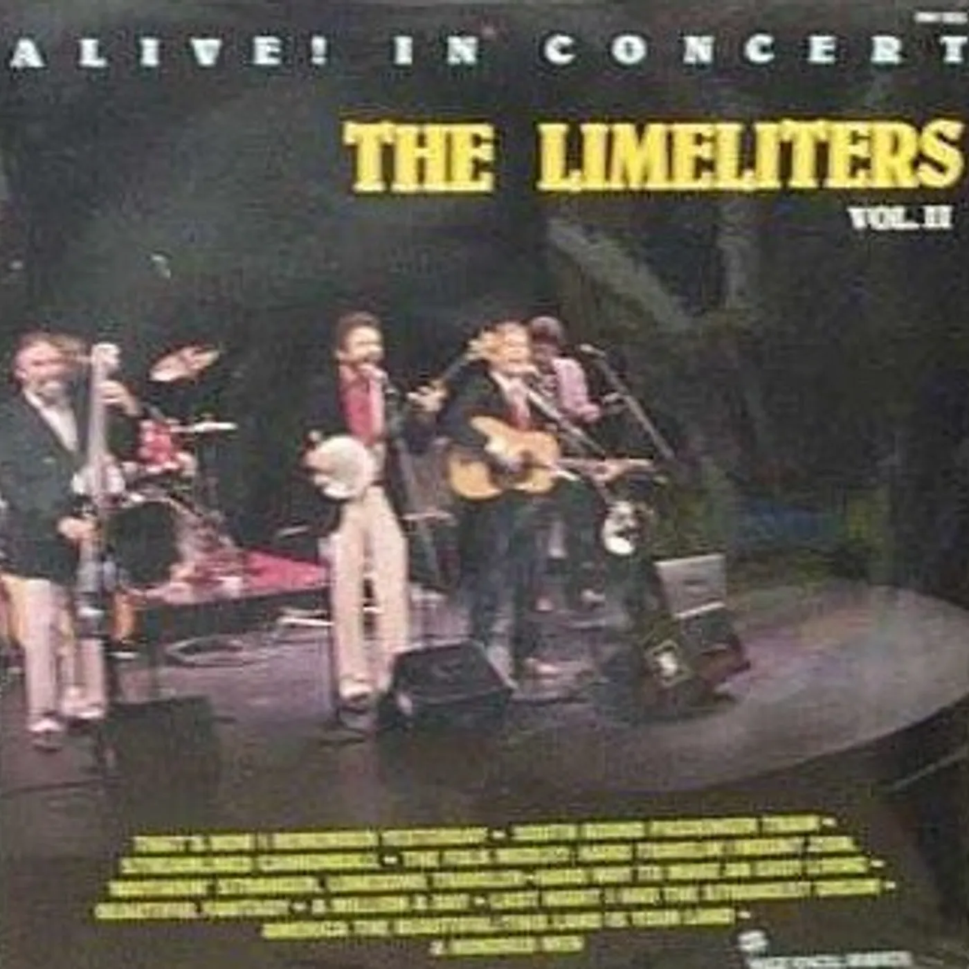 The Limeliters IN CONCERT 2 Vinyl Record