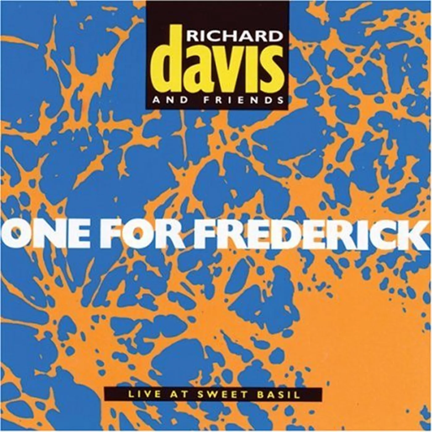 Richard Davis ONE FOR FREDERICK CD