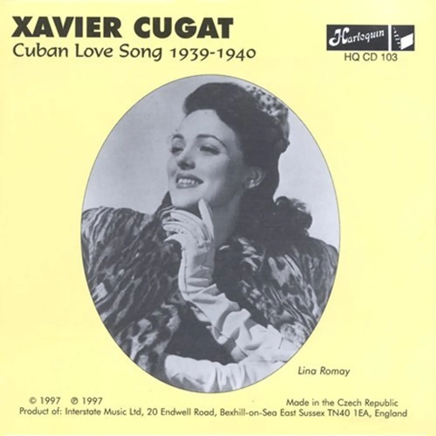Xavier Cugat CUBAN LOVE SONG CD