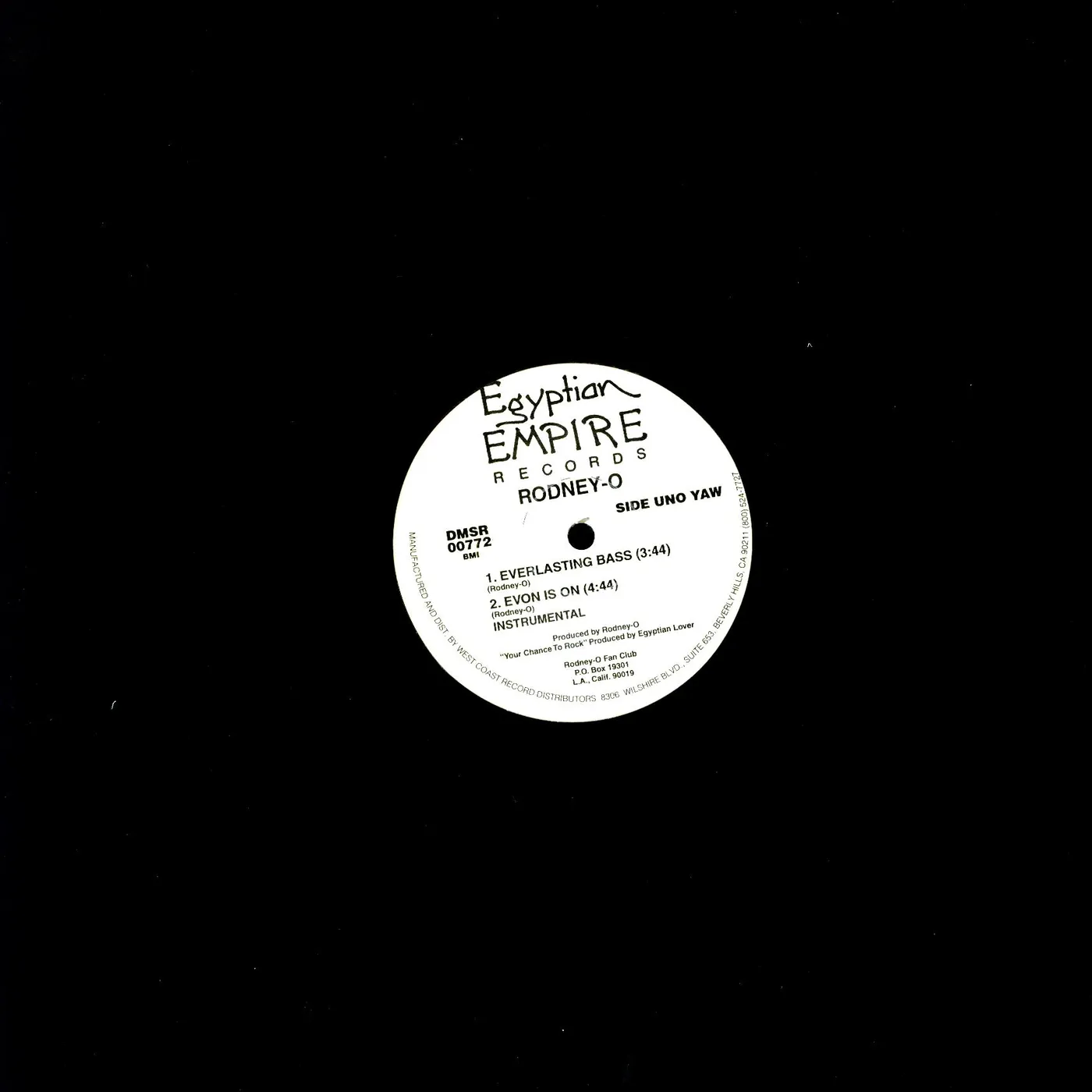 Rodney-O & Joe Cooley EVERLASTING BASS Vinyl Record