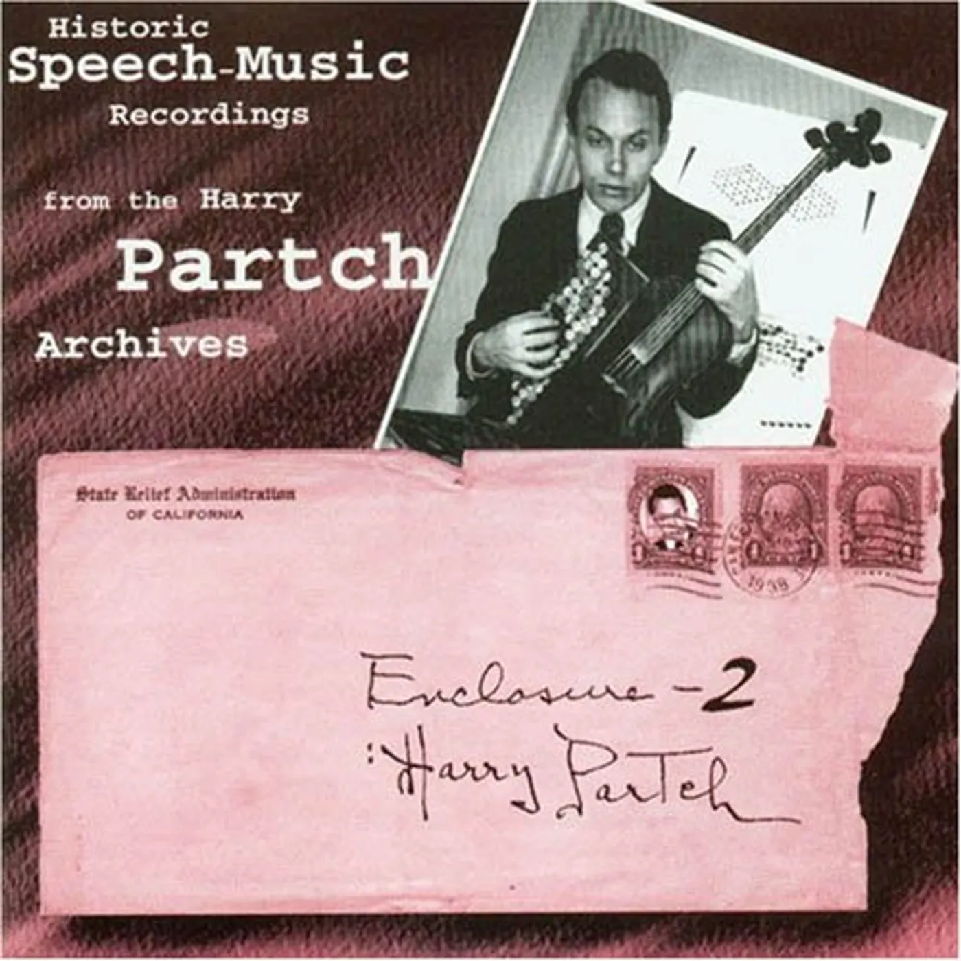 Harry Partch HISTORIC SPEECH MUSIC CD