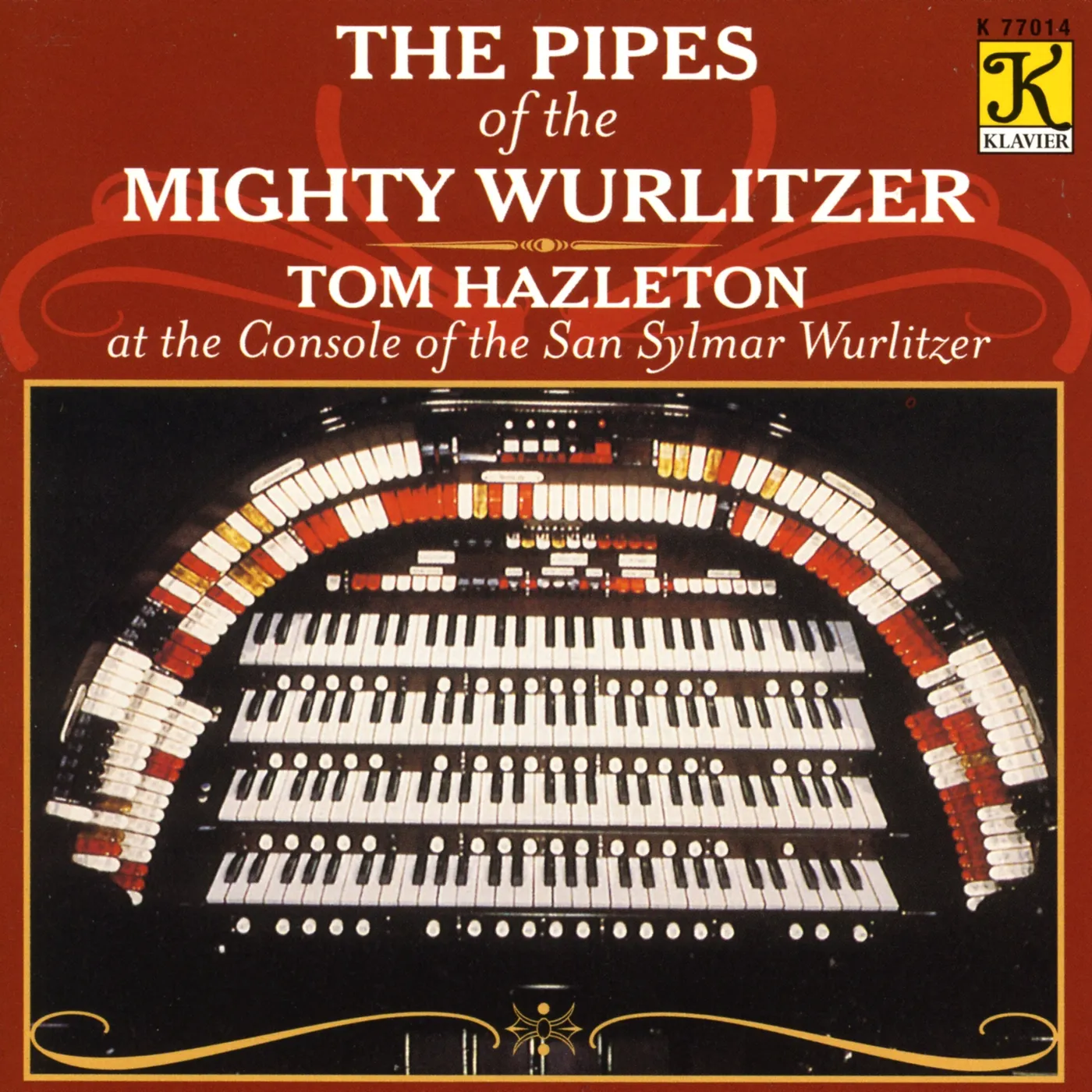 Tom Hazleton PIPES OF THE MIGHTY WURLITZER CD