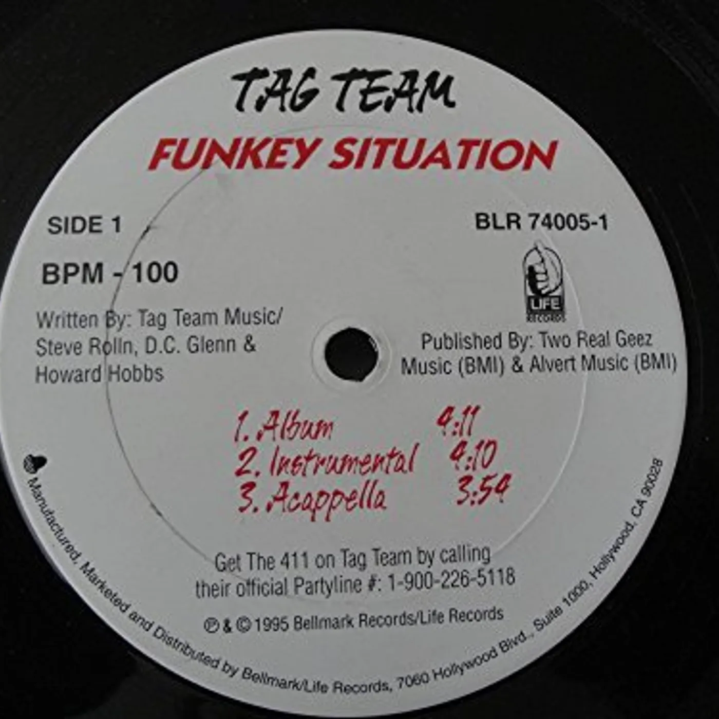 Tag Team FUNKEY SITUATION Vinyl Record