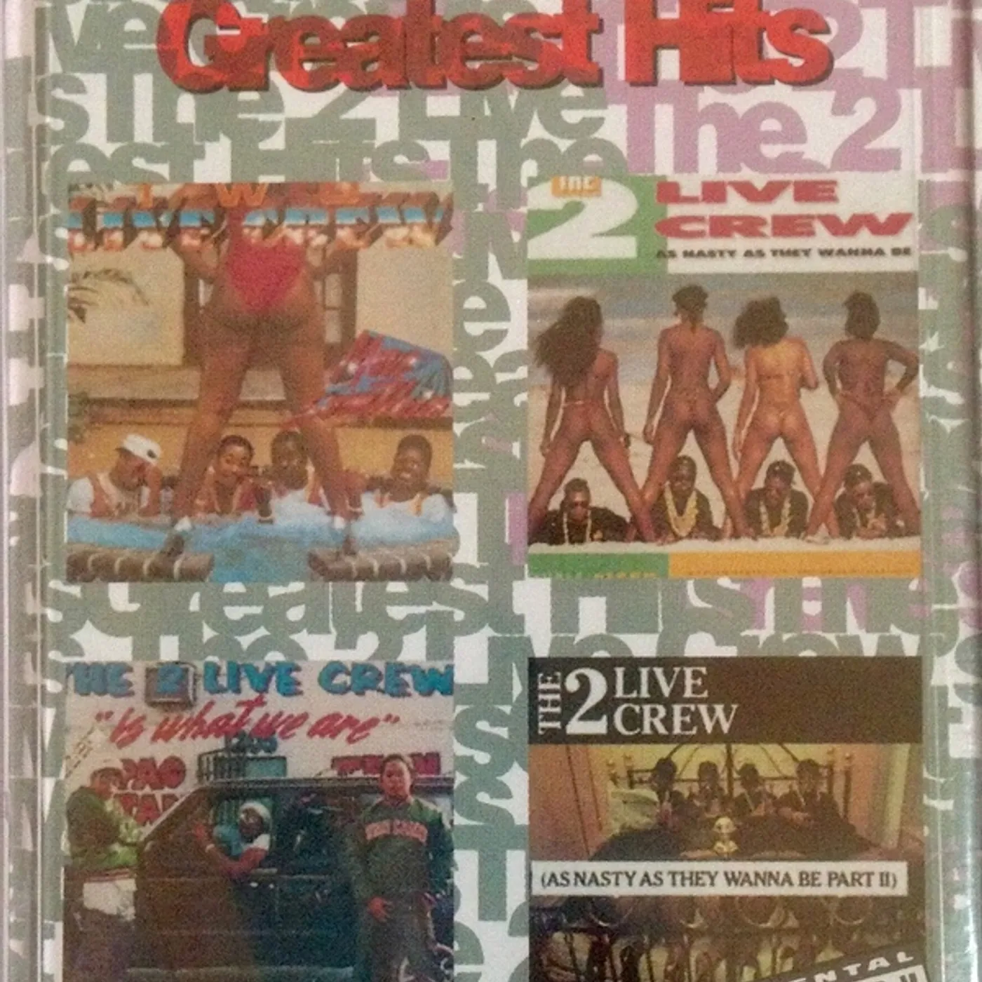 2 LIVE CREW GREATEST HITS Vinyl Record - Clean