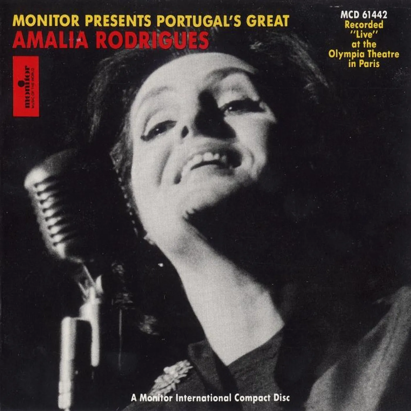 Amália Rodrigues AT THE OLYMPIA THEATRE CD