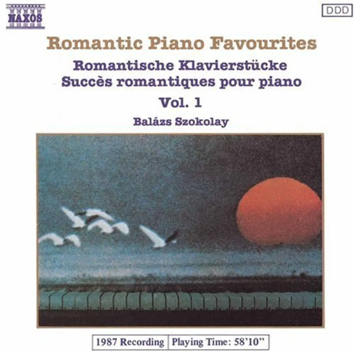 Balazs Szokolay ROMANTIC PIANO MUSIC 1 CD