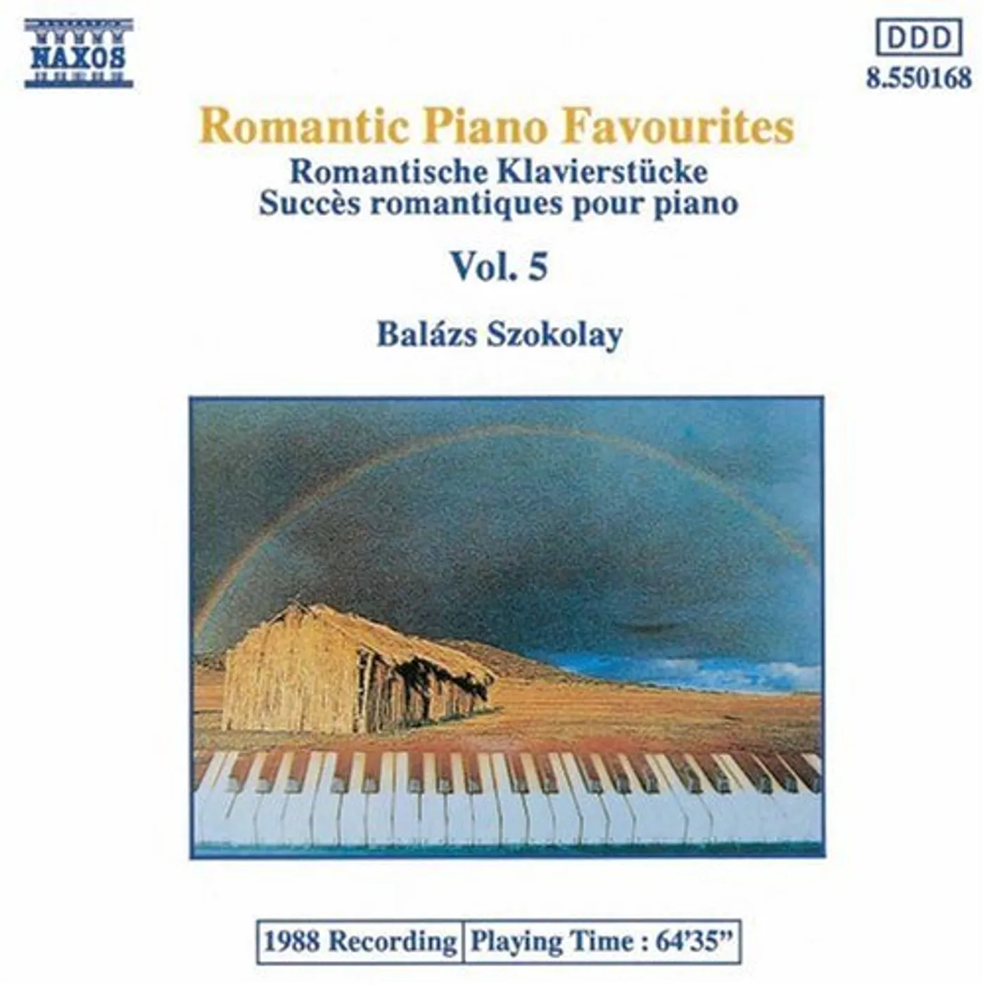 Balazs Szokolay ROMANTIC PIANO MUSIC 5 CD