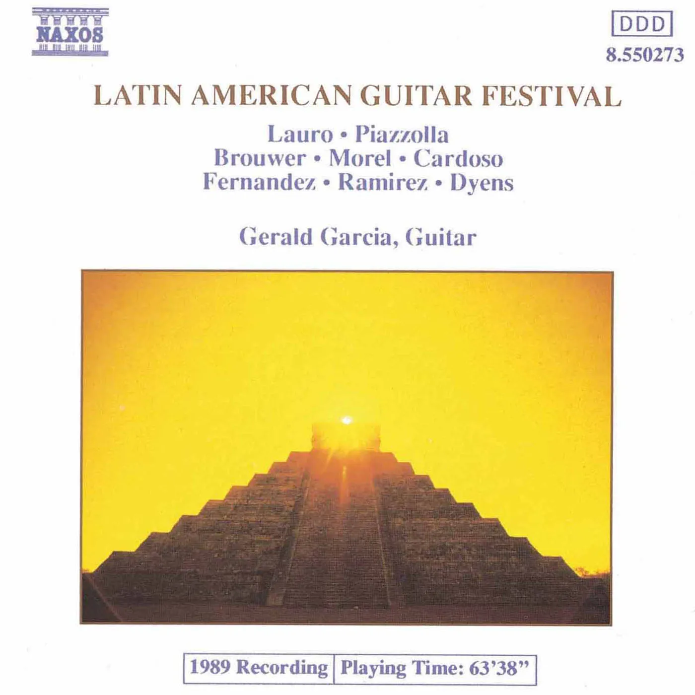 Gerald Garcia LATIN AMERICAN GUITAR FESTIVAL CD