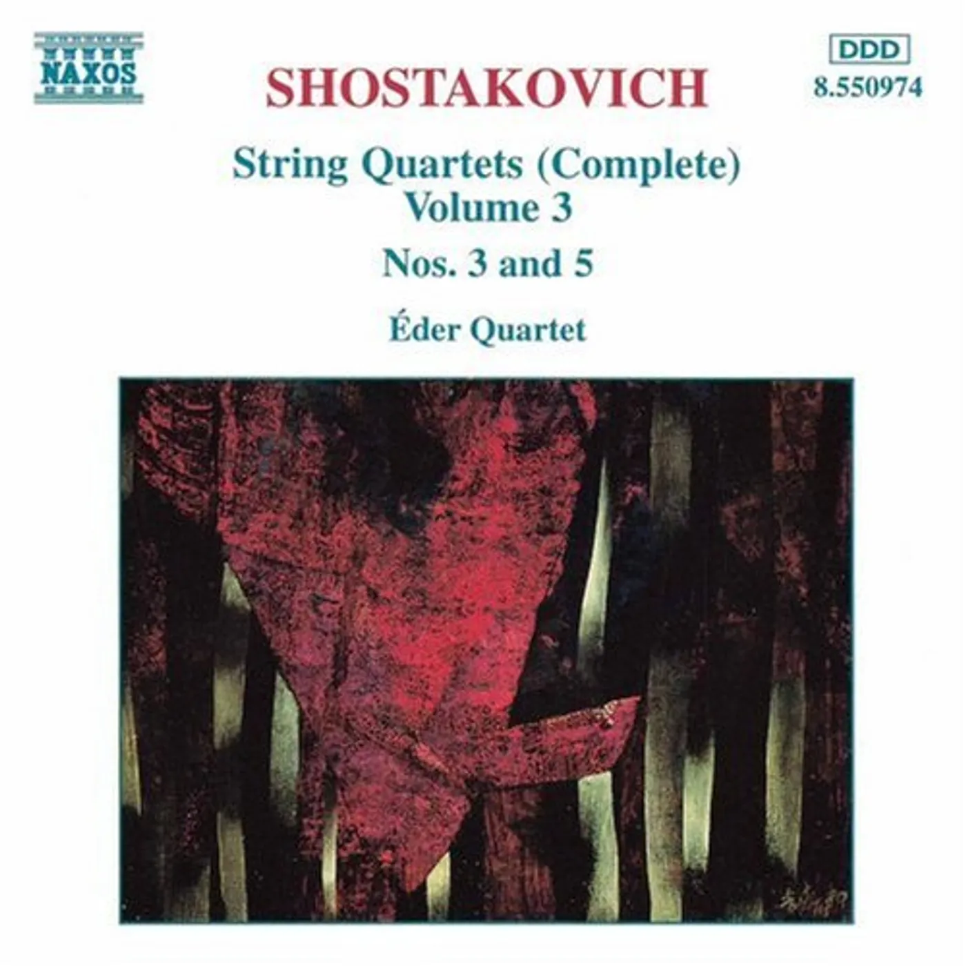 Dimitri Shostakovich STRING QUARTETS VOL. 3 CD