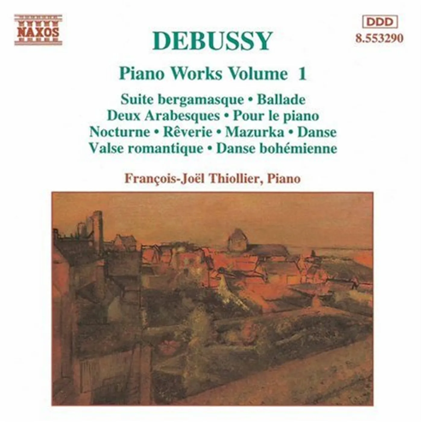 Debussy PIANO WORKS VOL. 1 CD
