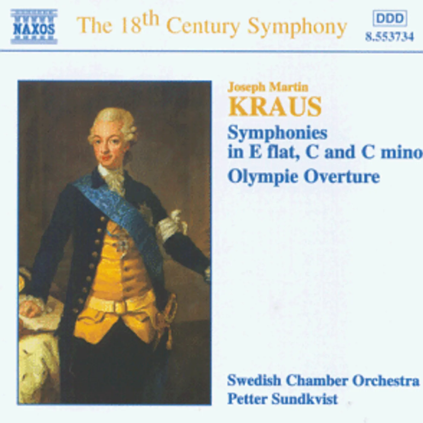 Joseph Martin Kraus OLYMPIC OVERTURE CD