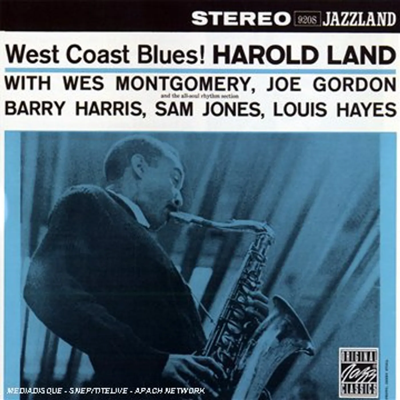 Harold Land WEST COAST BLUES CD