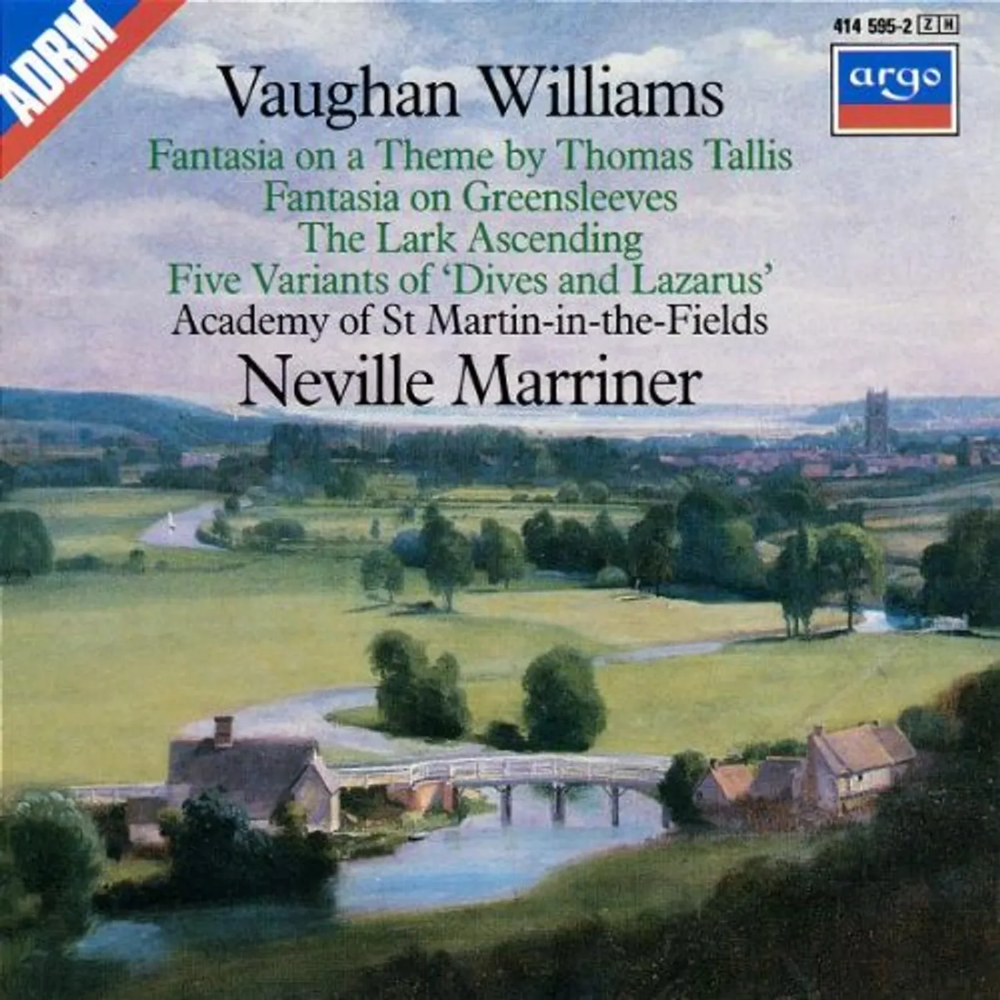 Vaughan Williams GREENESLEEVES / TALLIS / LARK CD