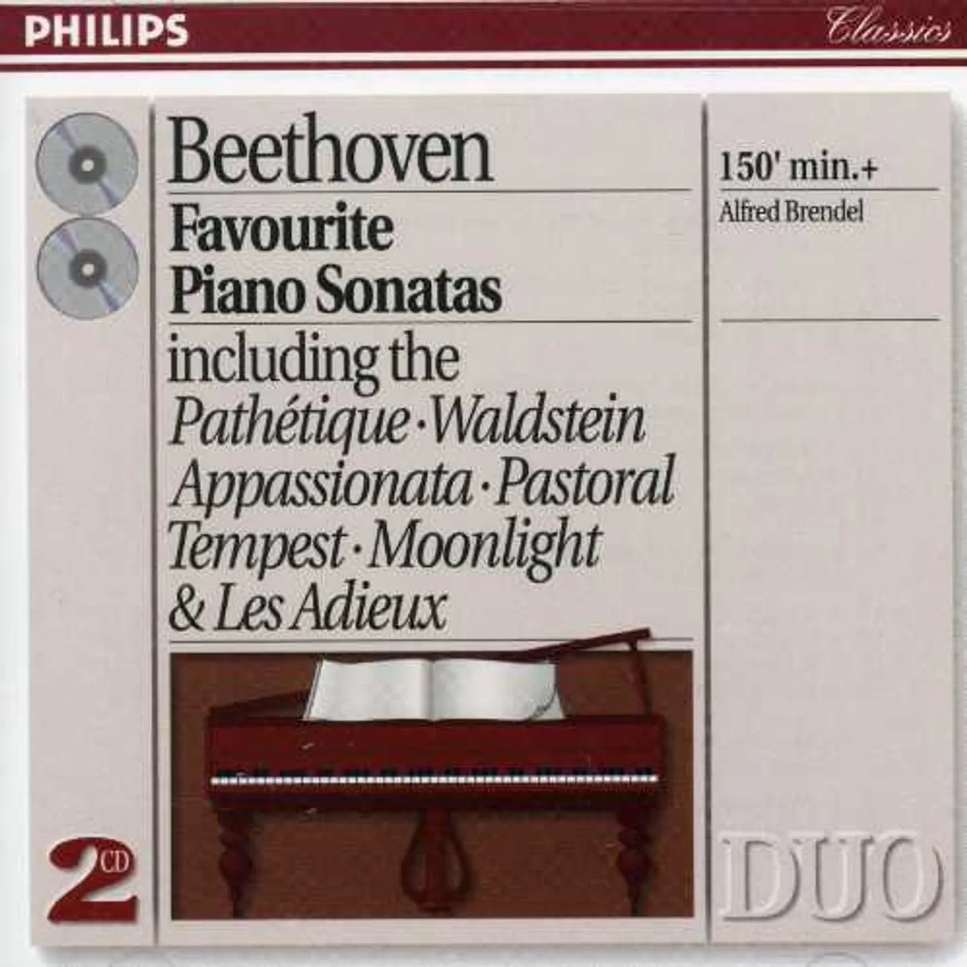 Alfred Brendel  FAVORITE PIANO SONATAS CD