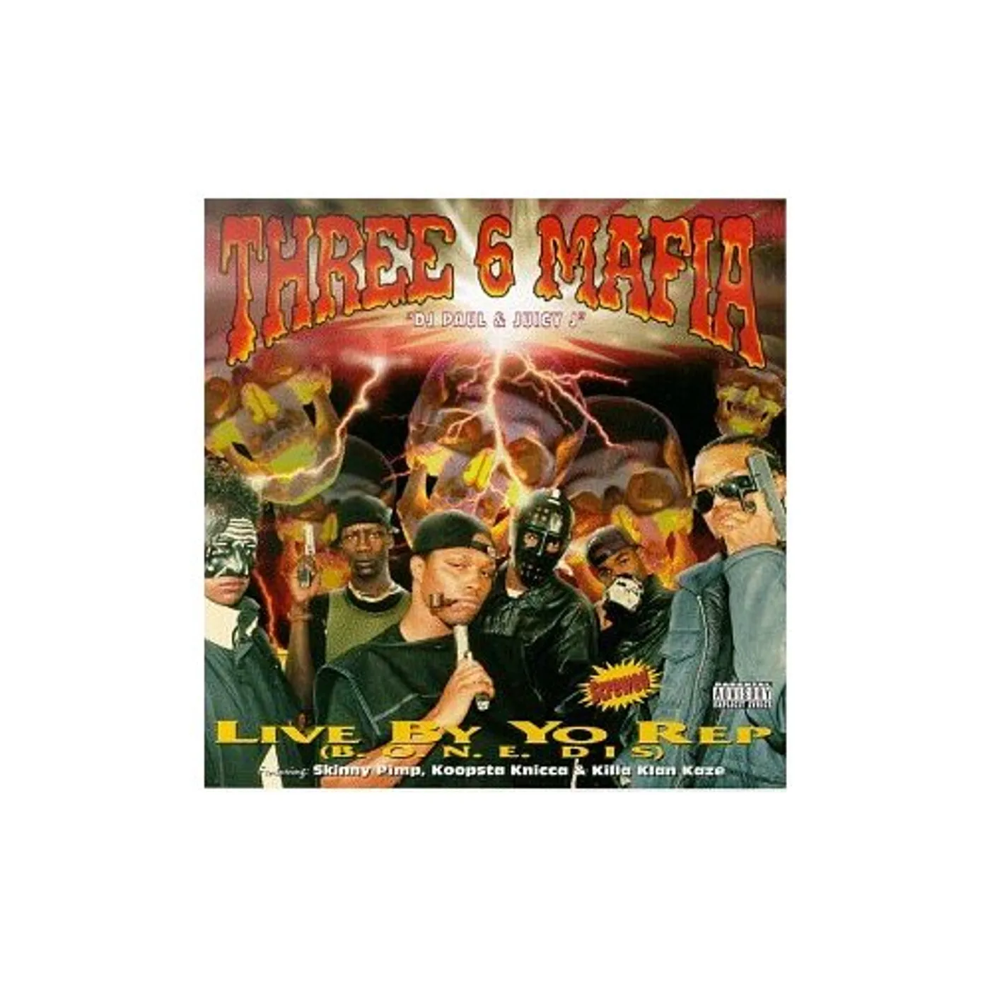 Three 6 Mafia LIVE BY THE REP CD