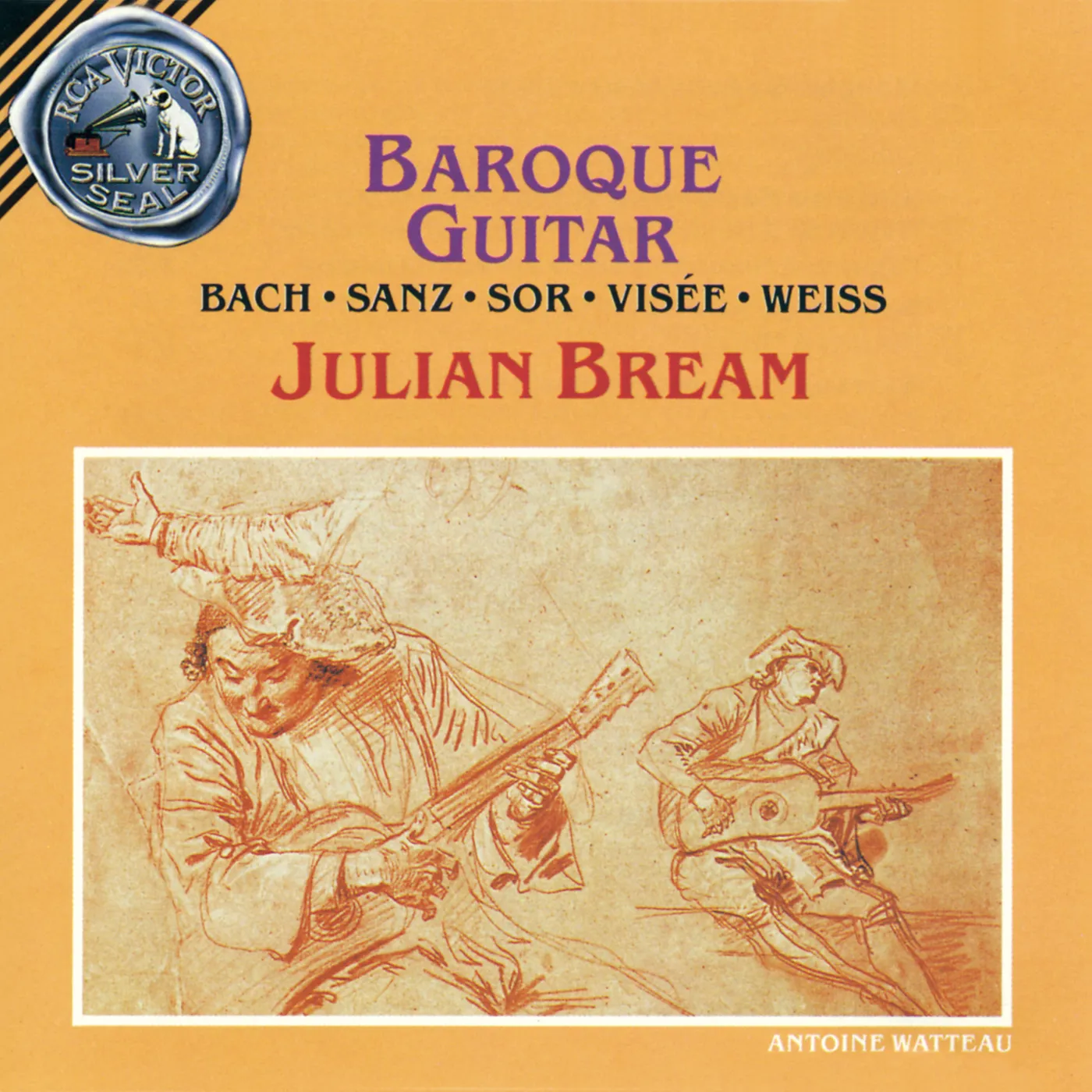 Julian Bream BAROQUE GUITAR CD