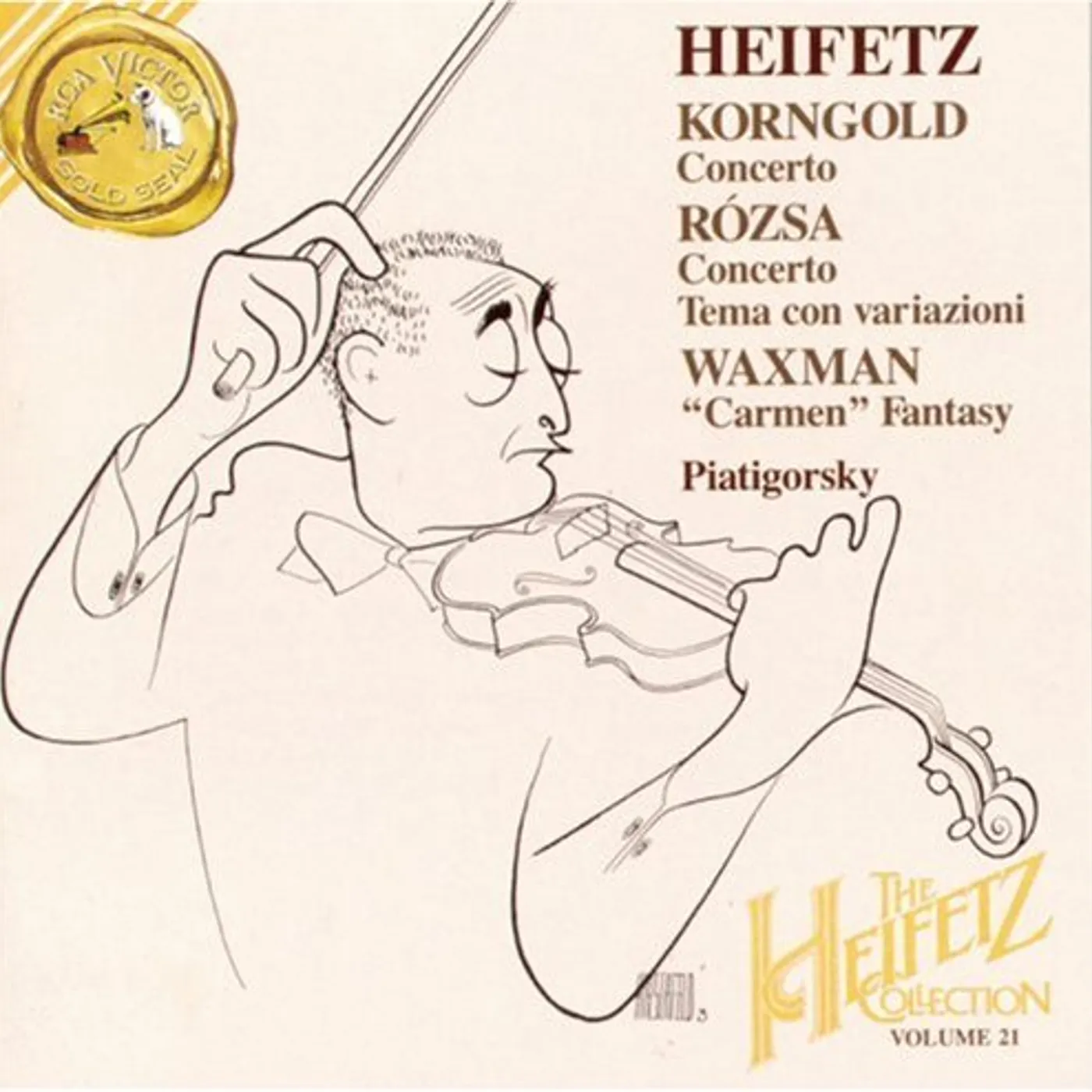 Jascha Heifetz CONCERTOS 21 CD