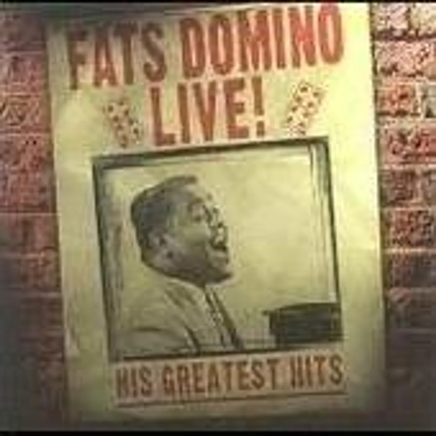 Fats Domino GREATEST HITS LIVE CD