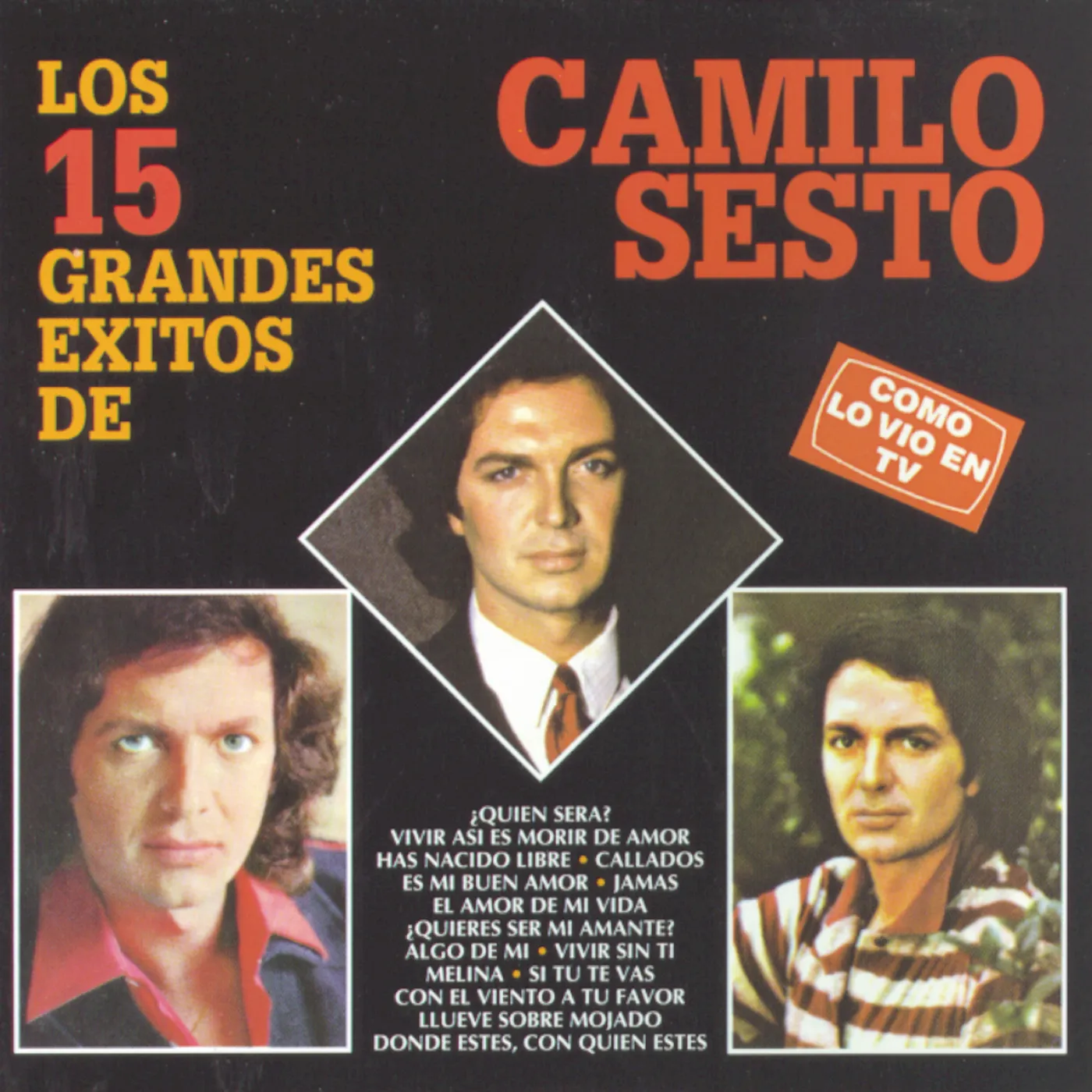 Camilo Sesto LOS 15 GRANDES EXITOS DE CD
