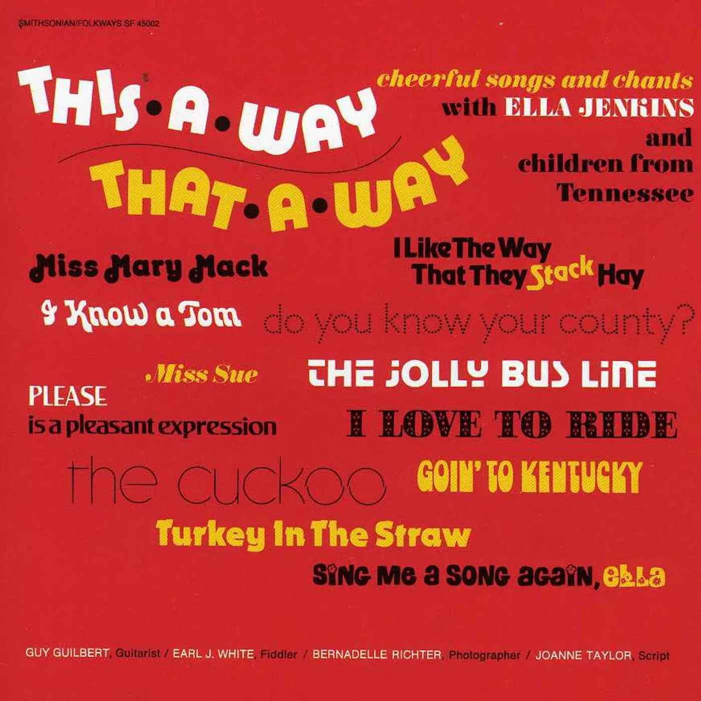 Ella Jenkins THIS A WAY THAT A WAY CD