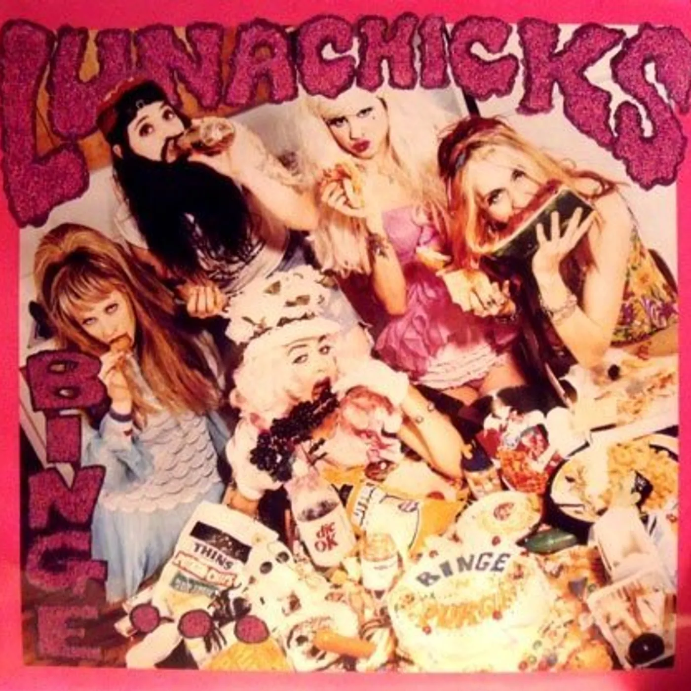 Lunachicks BINGE & BURGE Vinyl Record