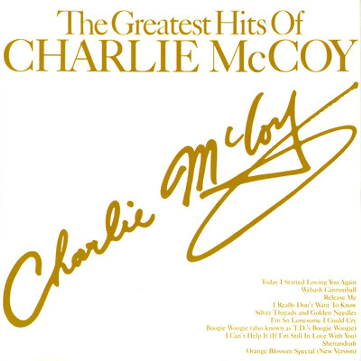 Charlie McCoy GREATEST HITS CD