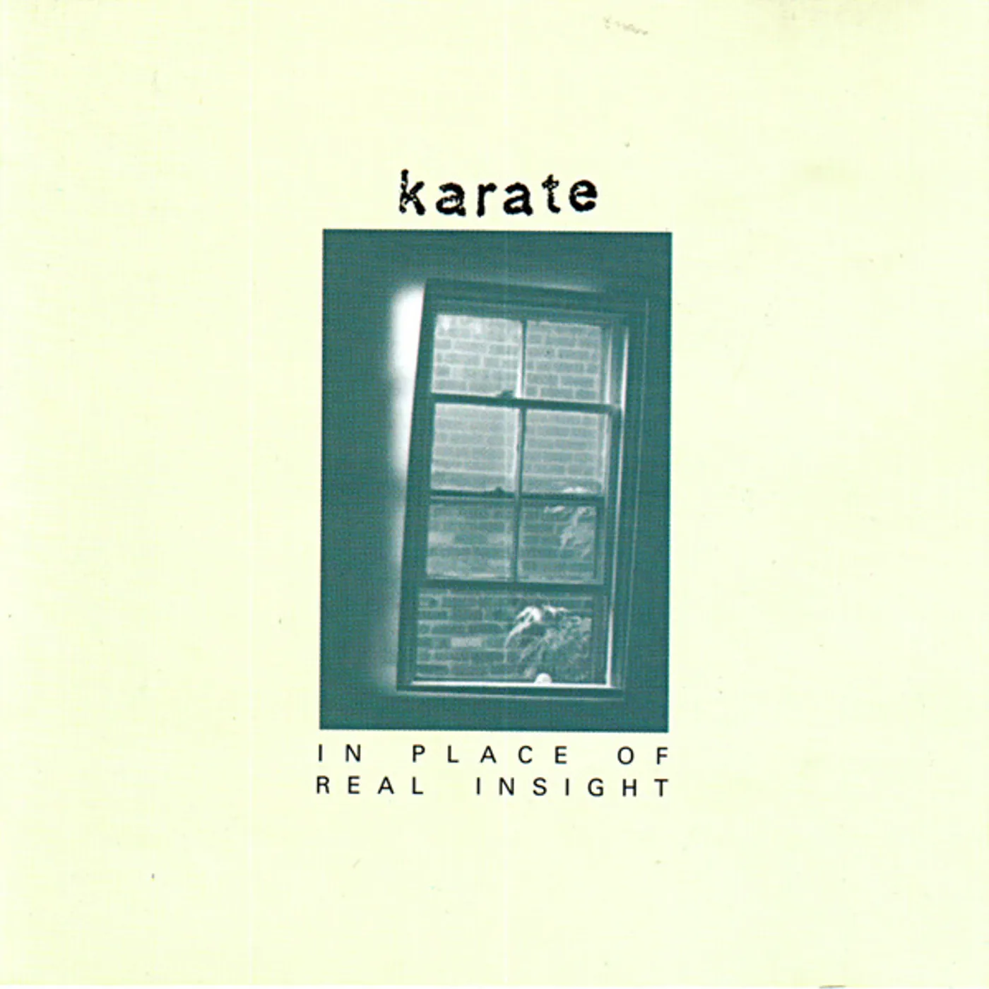 Karate IN PLACE OF REAL INSIGHT Vinyl Record