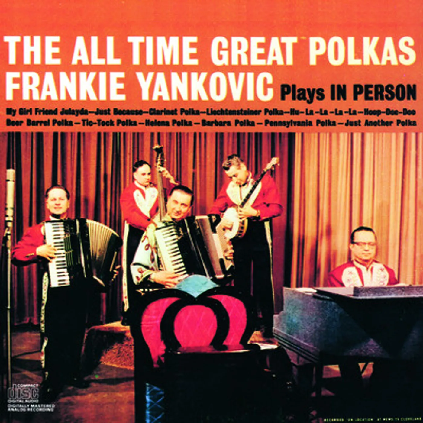 Frank Yankovic ALL TIME GREAT POLKAS CD