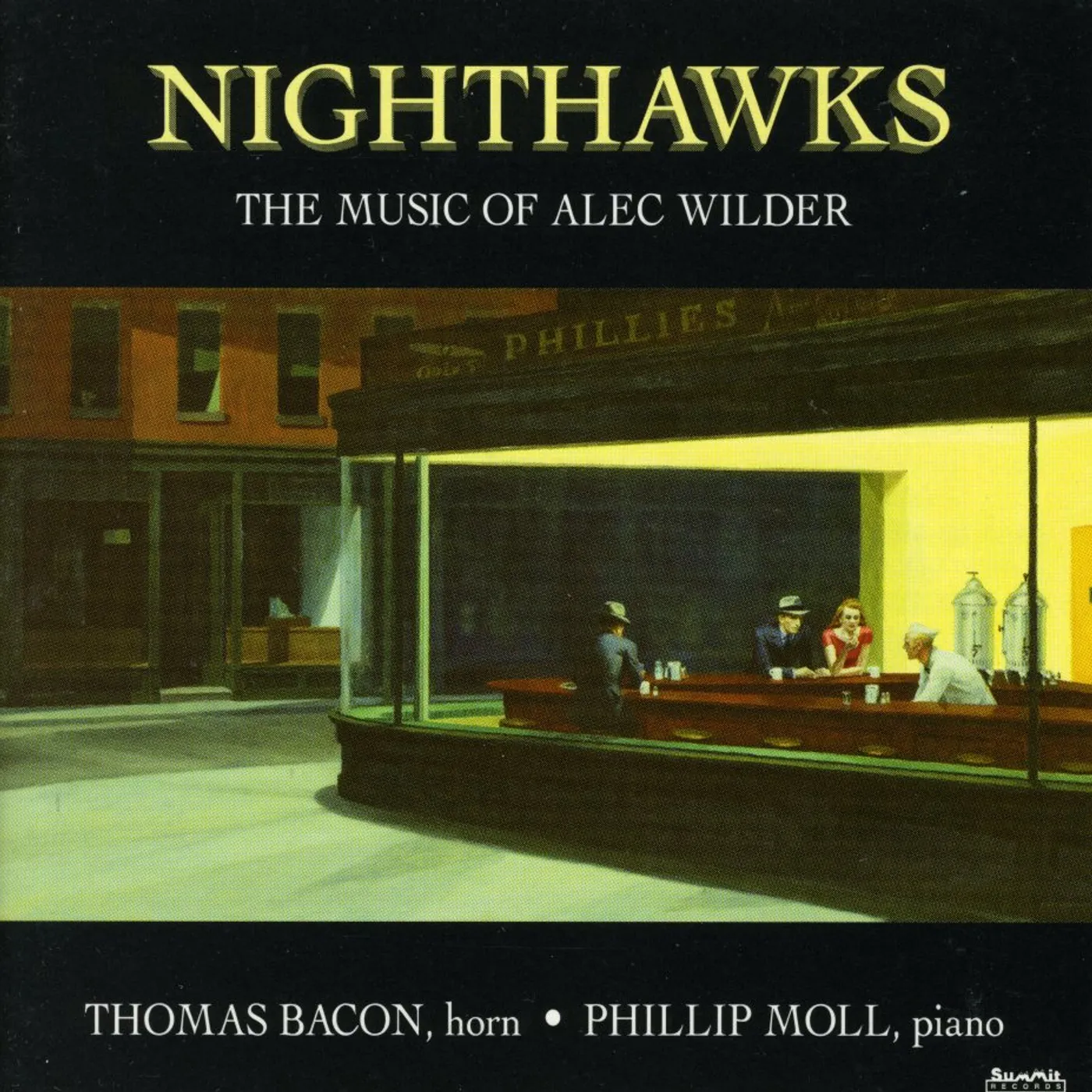 Thomas Bacon NIGHTHAWKS: MUSIC OF ALEC WILDER CD