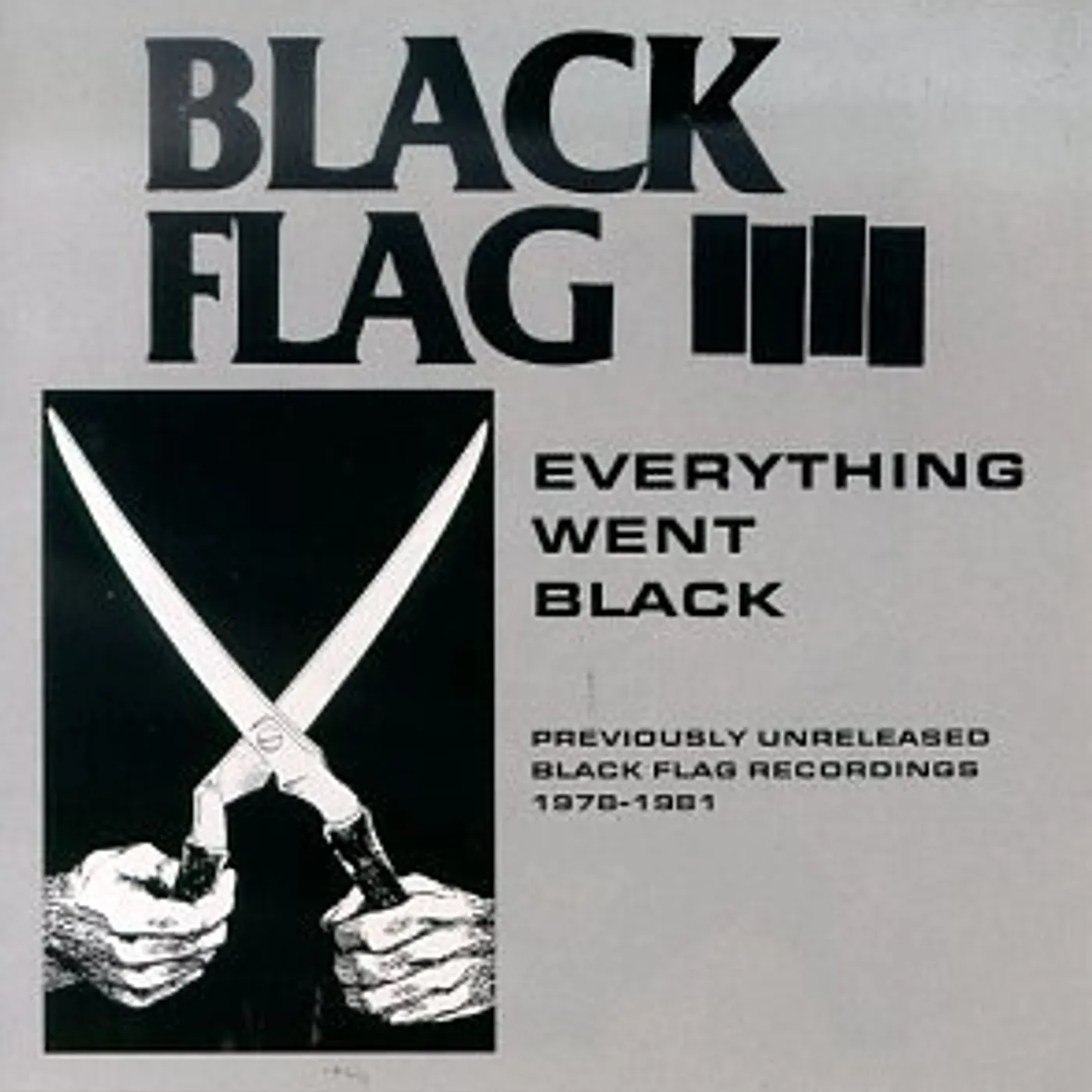 Black Flag Everything Went Black Vinyl Record