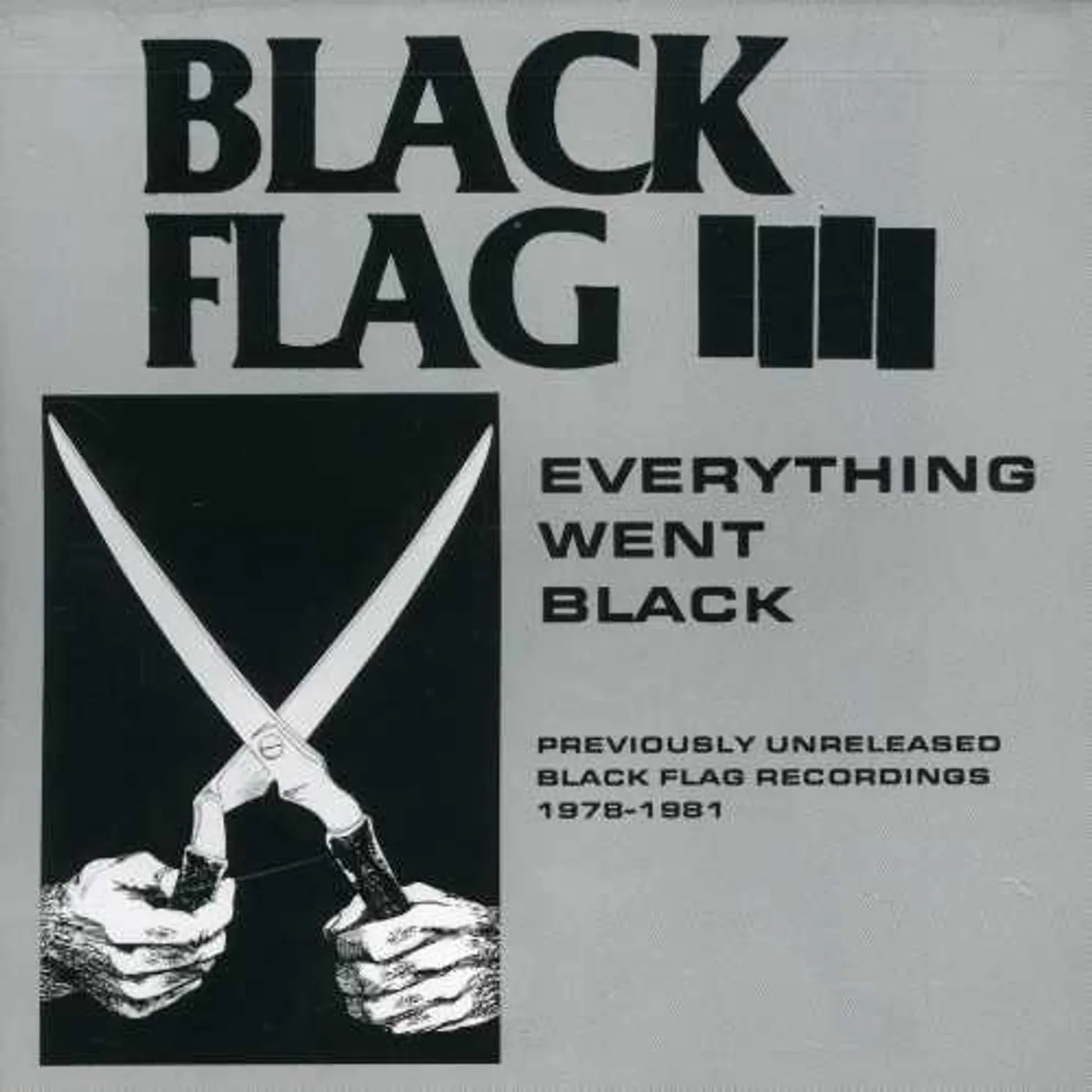 Black Flag EVERYTHING WENT BLACK CD