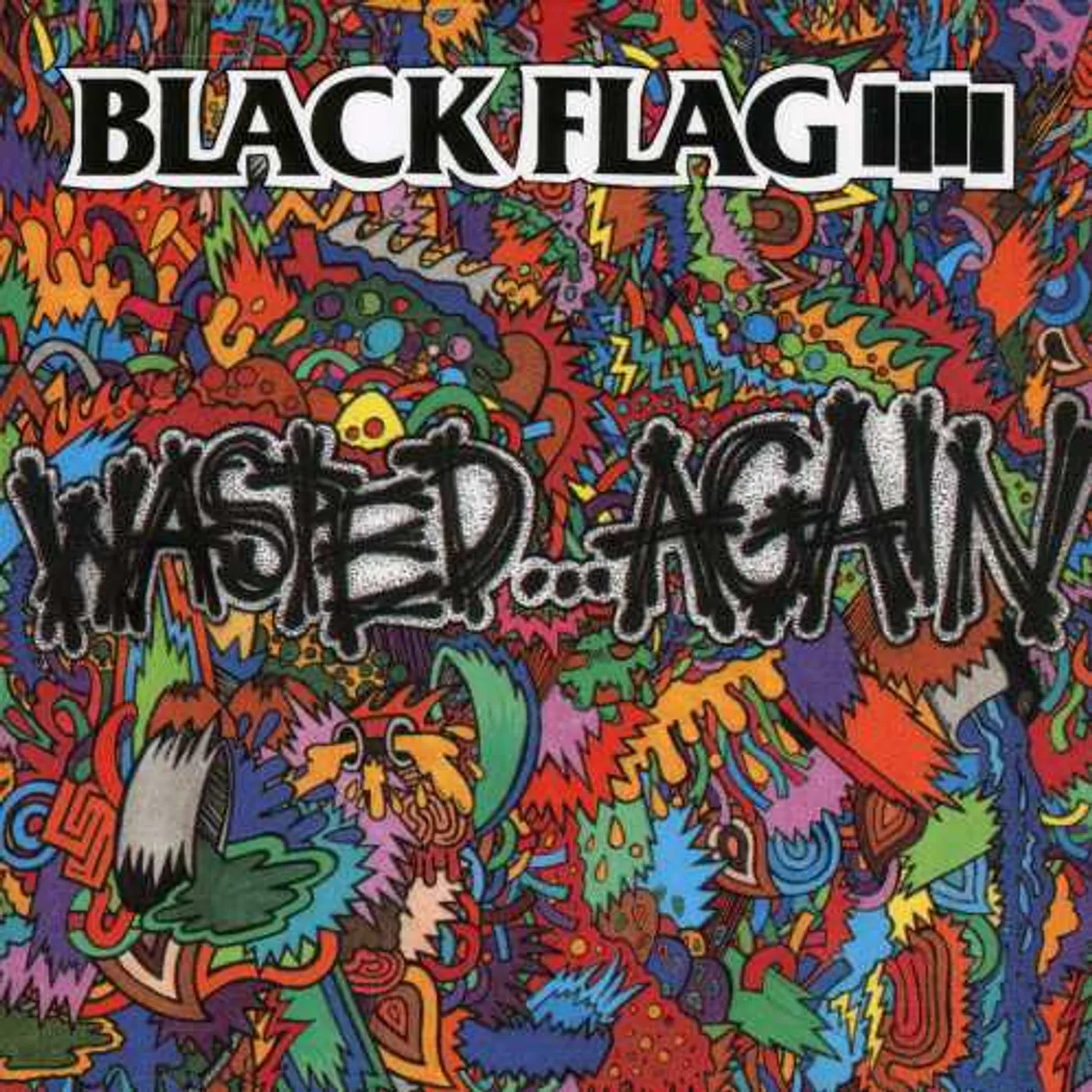 Black Flag WASTED AGAIN CD