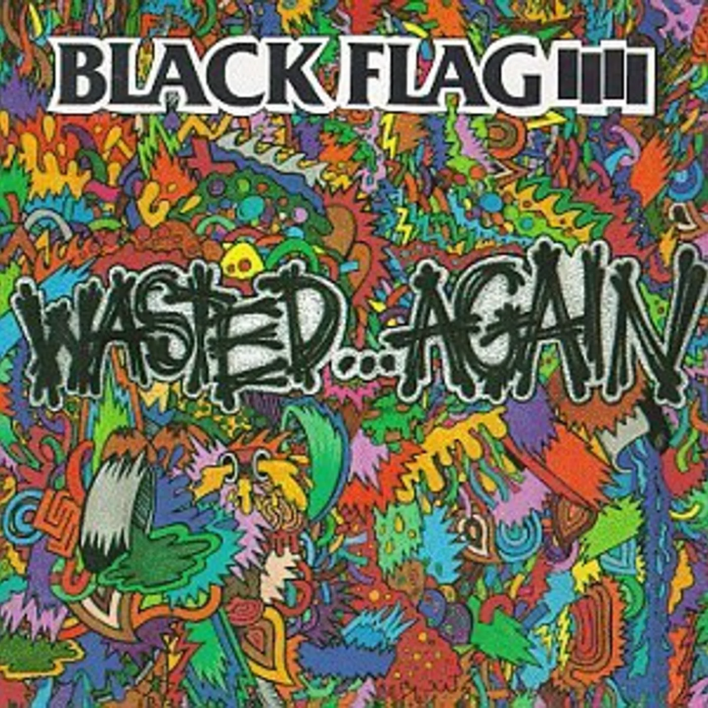Black Flag WASTED AGAIN Vinyl Record