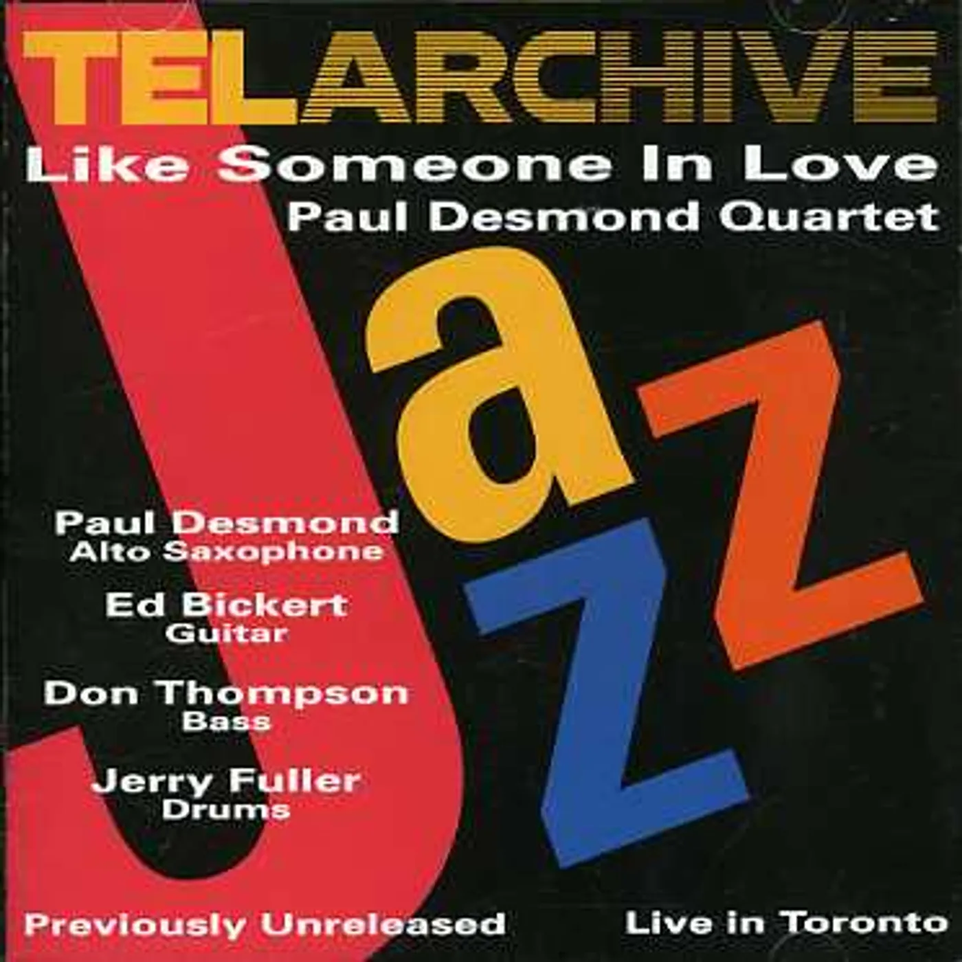 Paul Desmond LIKE SOMEONE IN LOVE / LIVE IN TORONTO CD