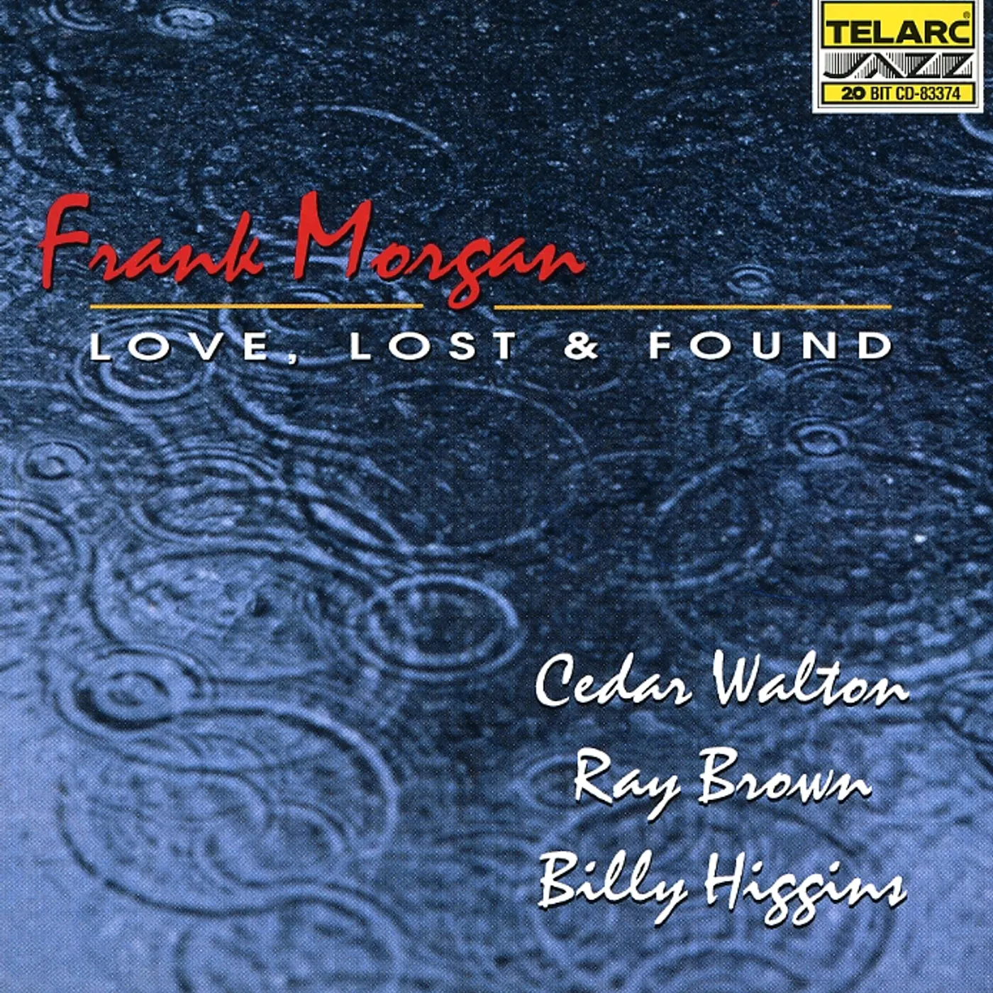 Frank Morgan LOVE LOST & FOUND CD
