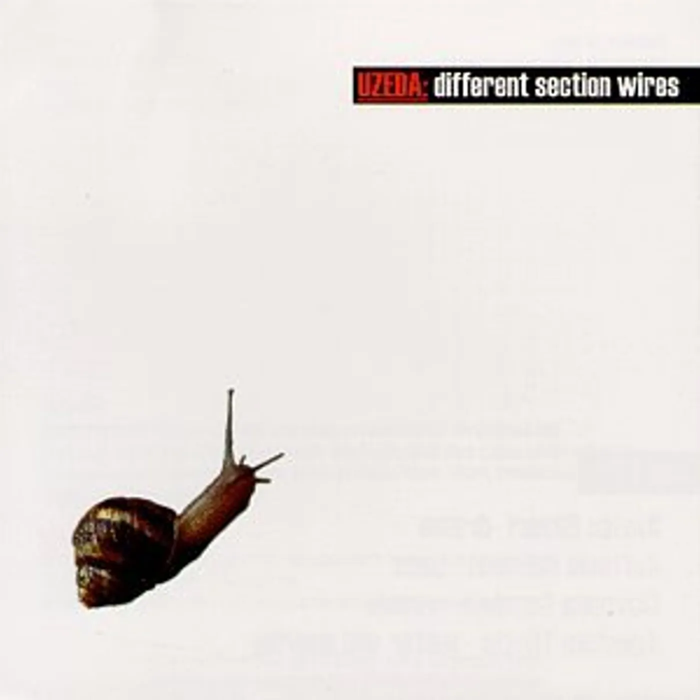 Uzeda DIFFERENT SECTION WIRES CD