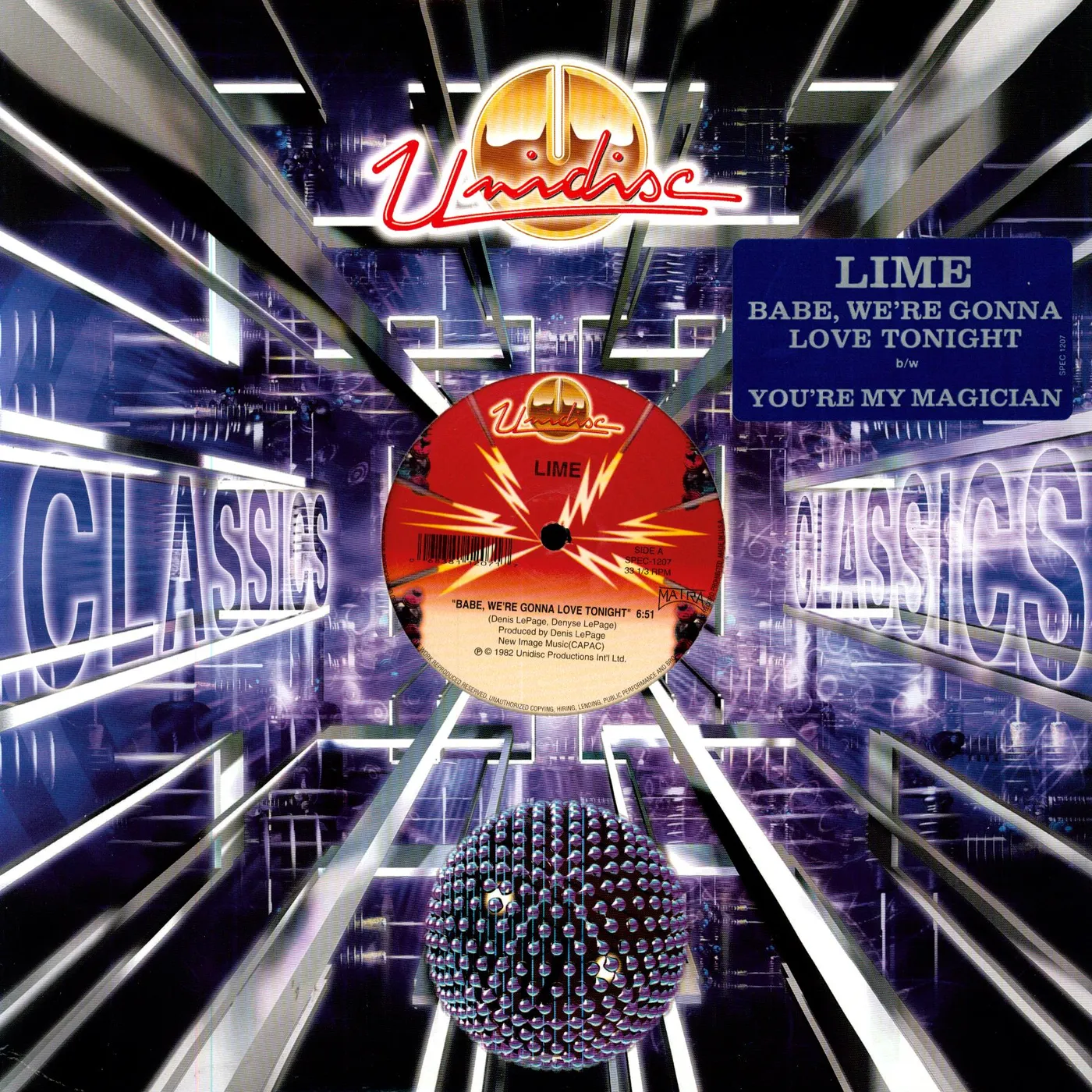 Lime BABY WERE GONNA LOVE TONIGHT Vinyl Record