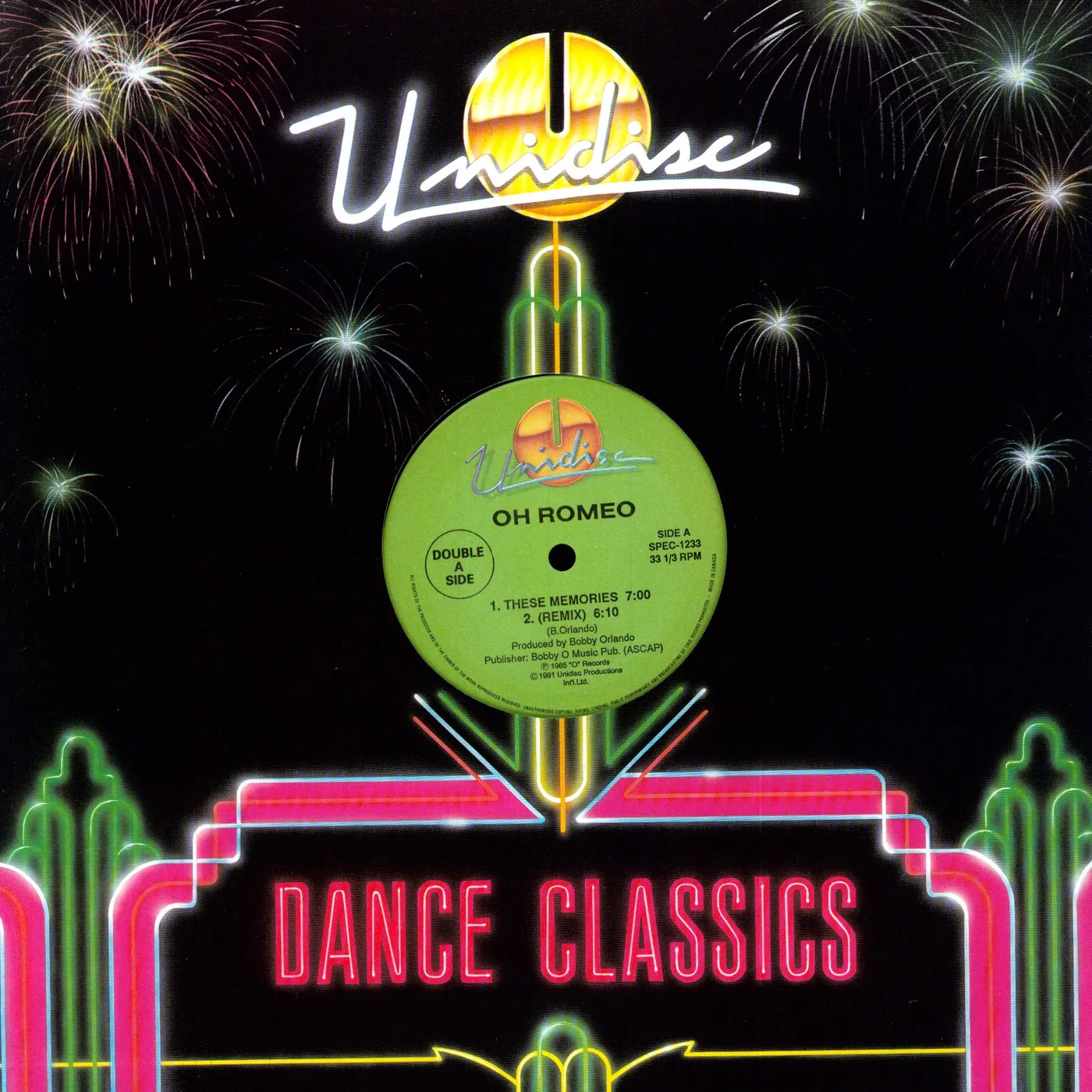 Oh Romeo These Memories Vinyl Record