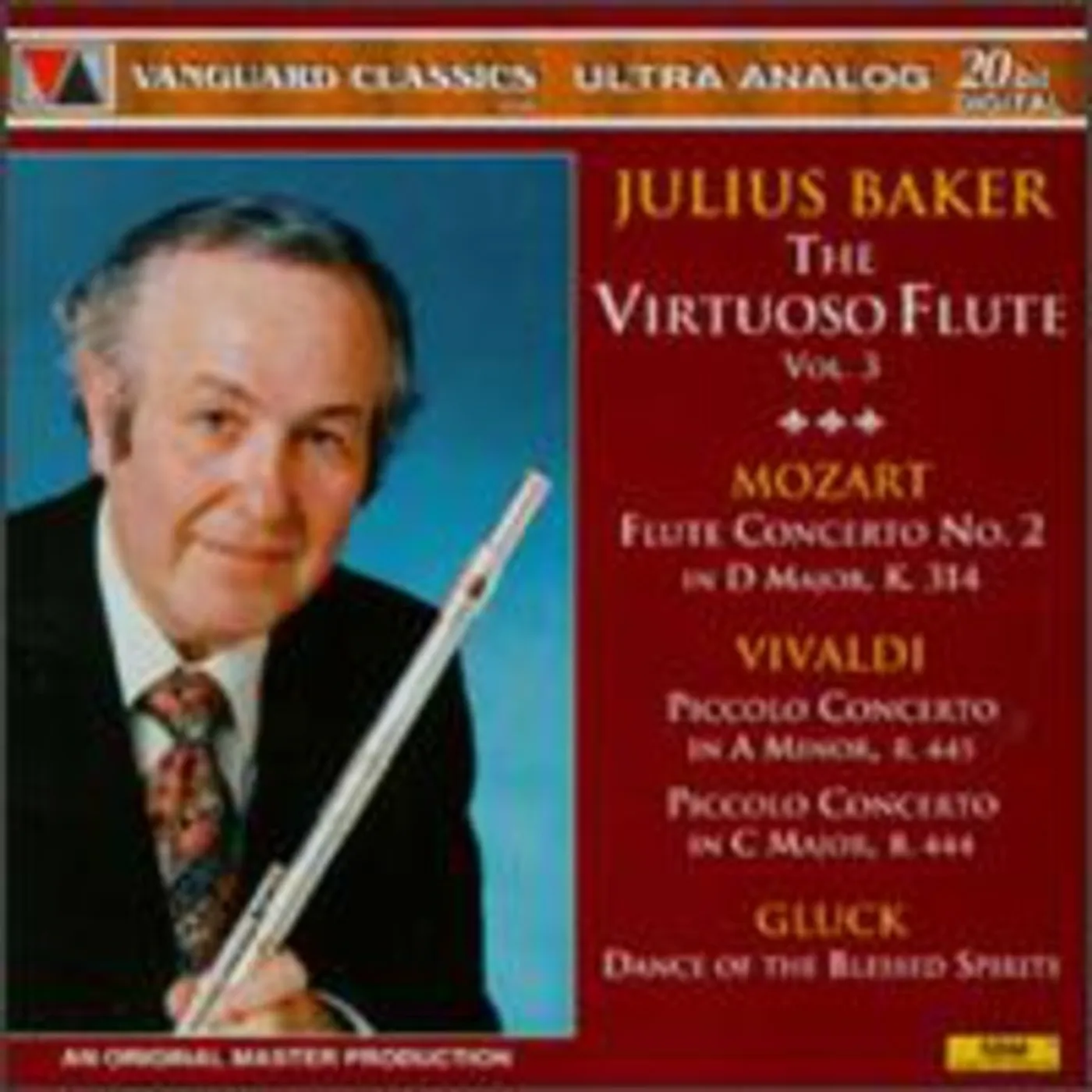 Julius Baker VIRTUOSO FLUTE 3 CD