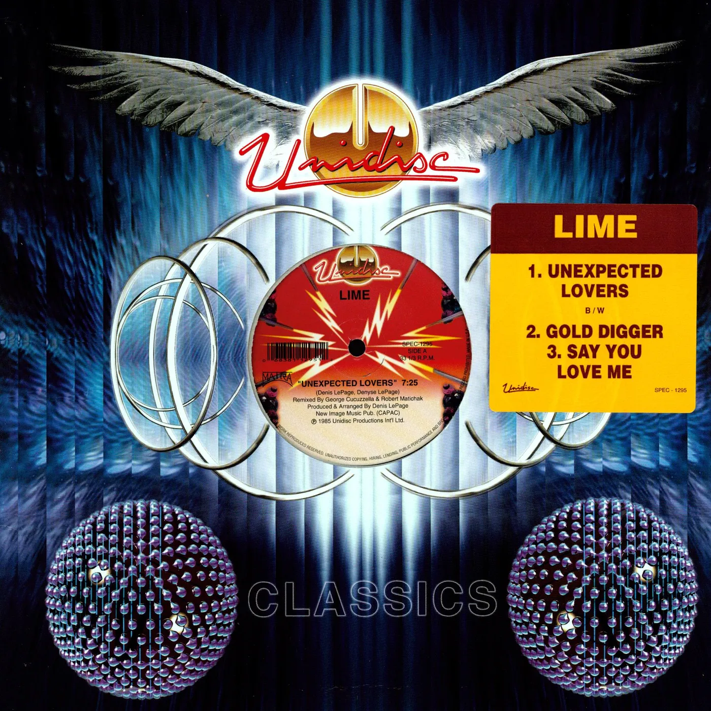 Lime Unexpected Lovers Vinyl Record