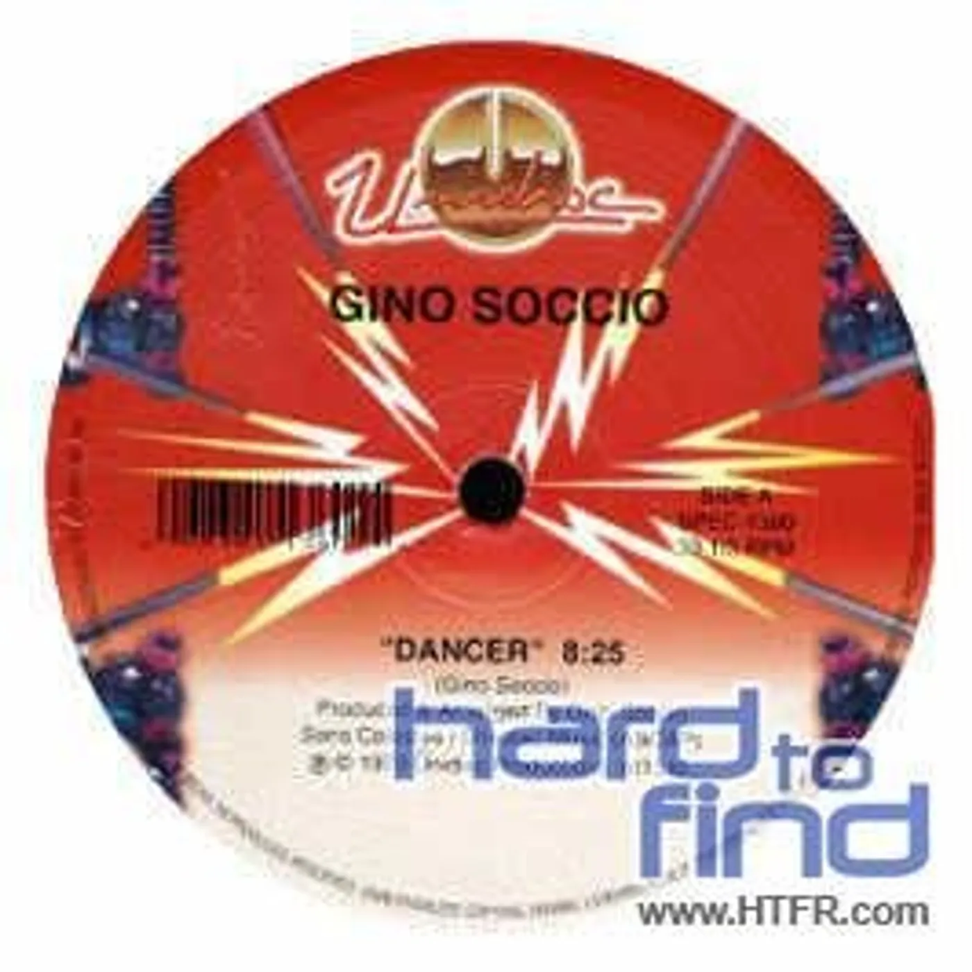 Gino Soccio DANCER Vinyl Record - Canada Release