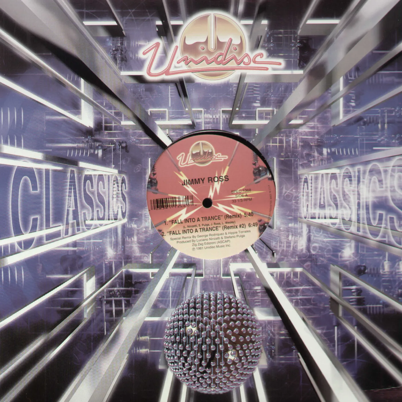 Jimmy Ross Fall Into a Trance Vinyl Record