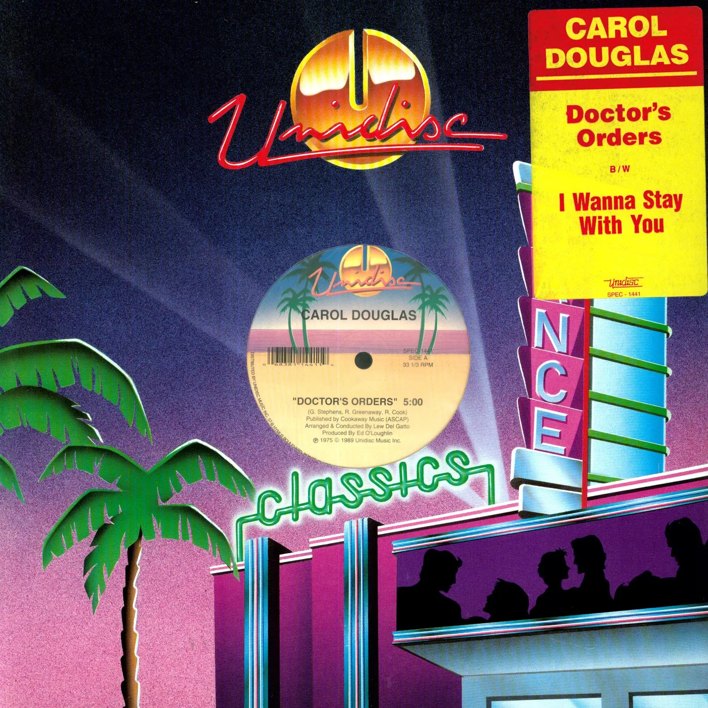 Carol Douglas DOCTORS ORDERS Vinyl Record