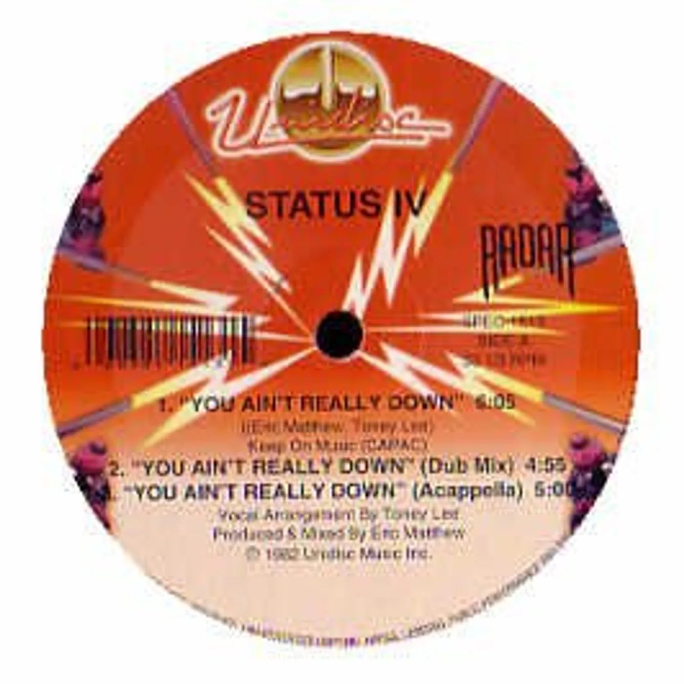 Status IV You Ain't Really Down Vinyl Record