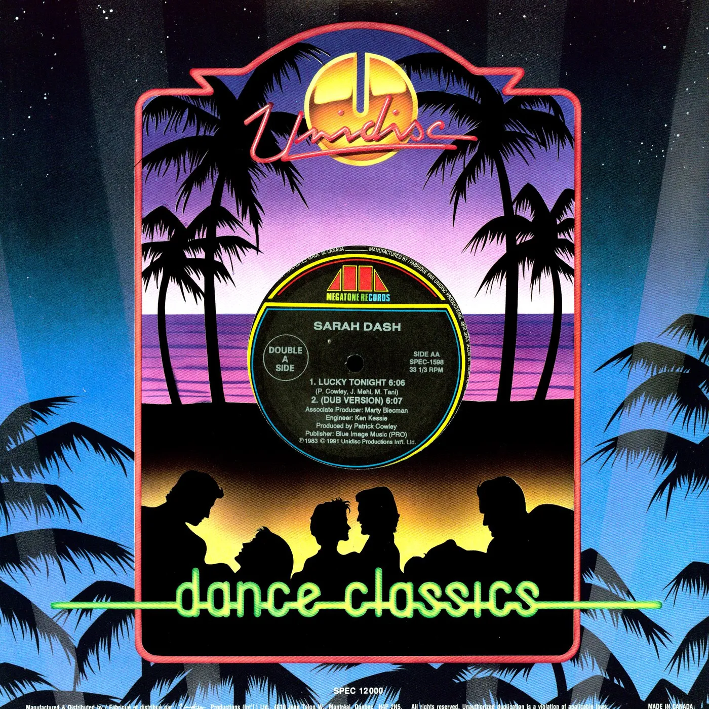 Sarah Dash Low Down Dirty Rhythm Vinyl Record